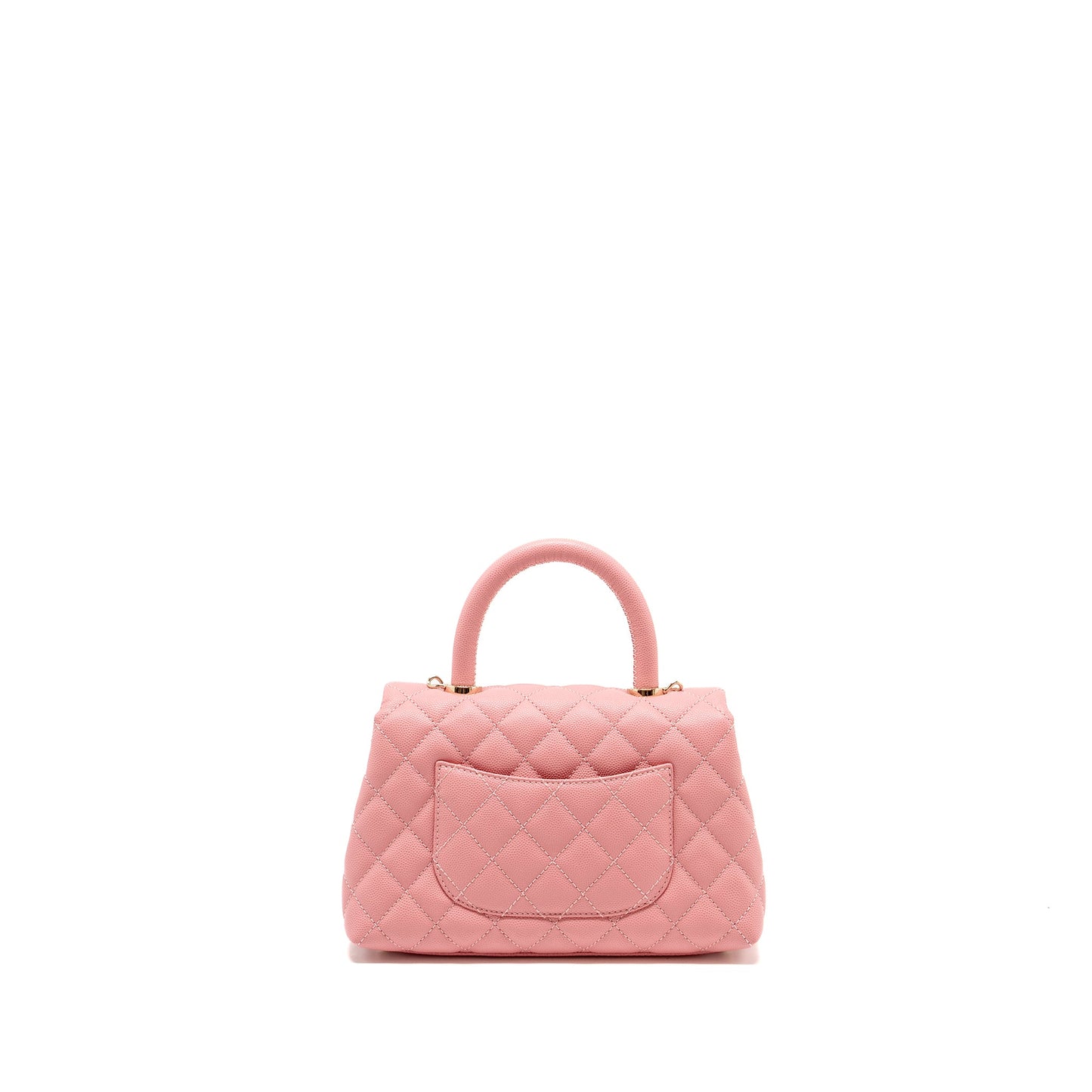 Chanel Small Coco Handle Caviar Pink LGHW
