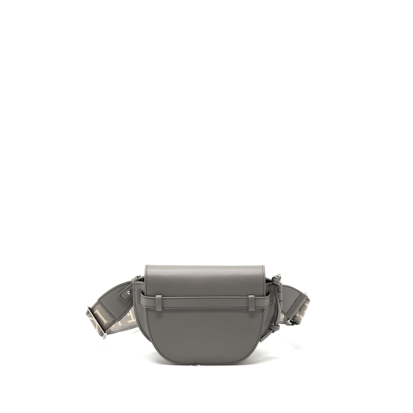 Loewe Mini Gate Dual Bag Calfskin Pearl Grey SHW