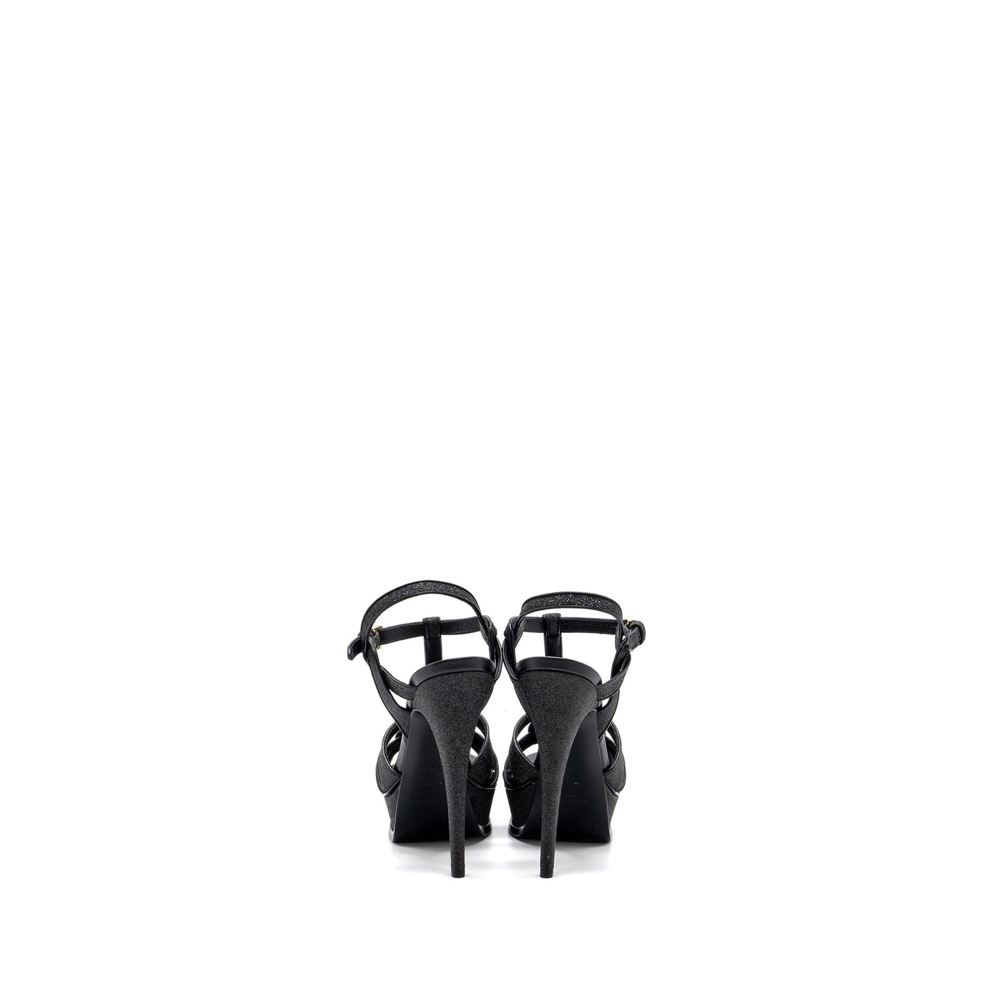 Saint Laurent Size 38 Tribute Platform Sandals Black