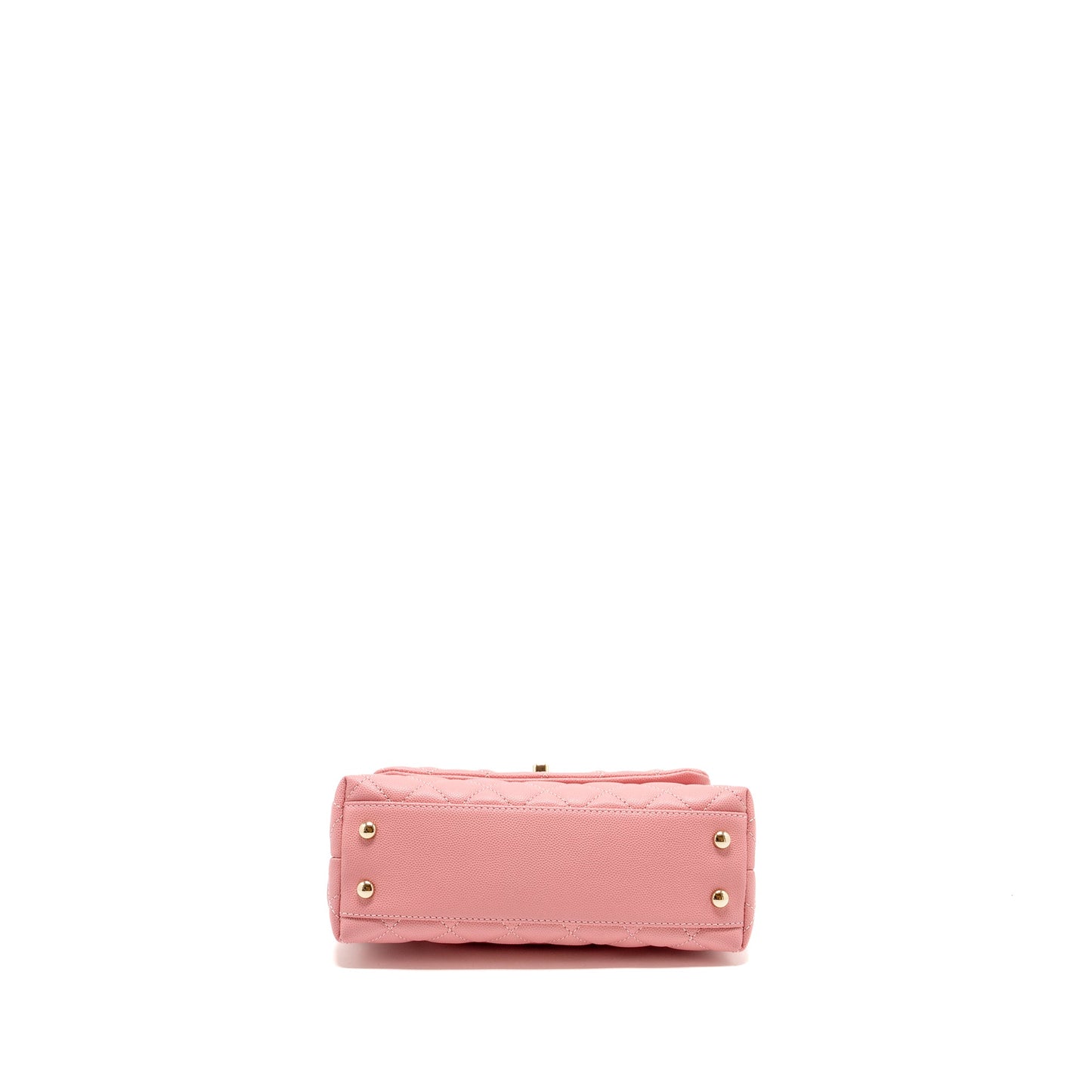 Chanel Small Coco Handle Caviar Pink LGHW
