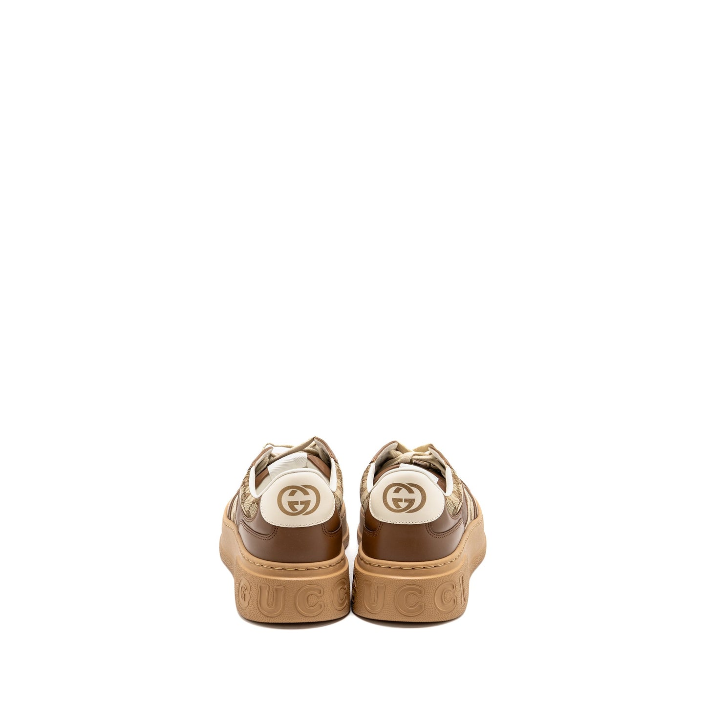 Gucci Size 10.5 Sneaker GG Supreme Canvas/Leather Brown