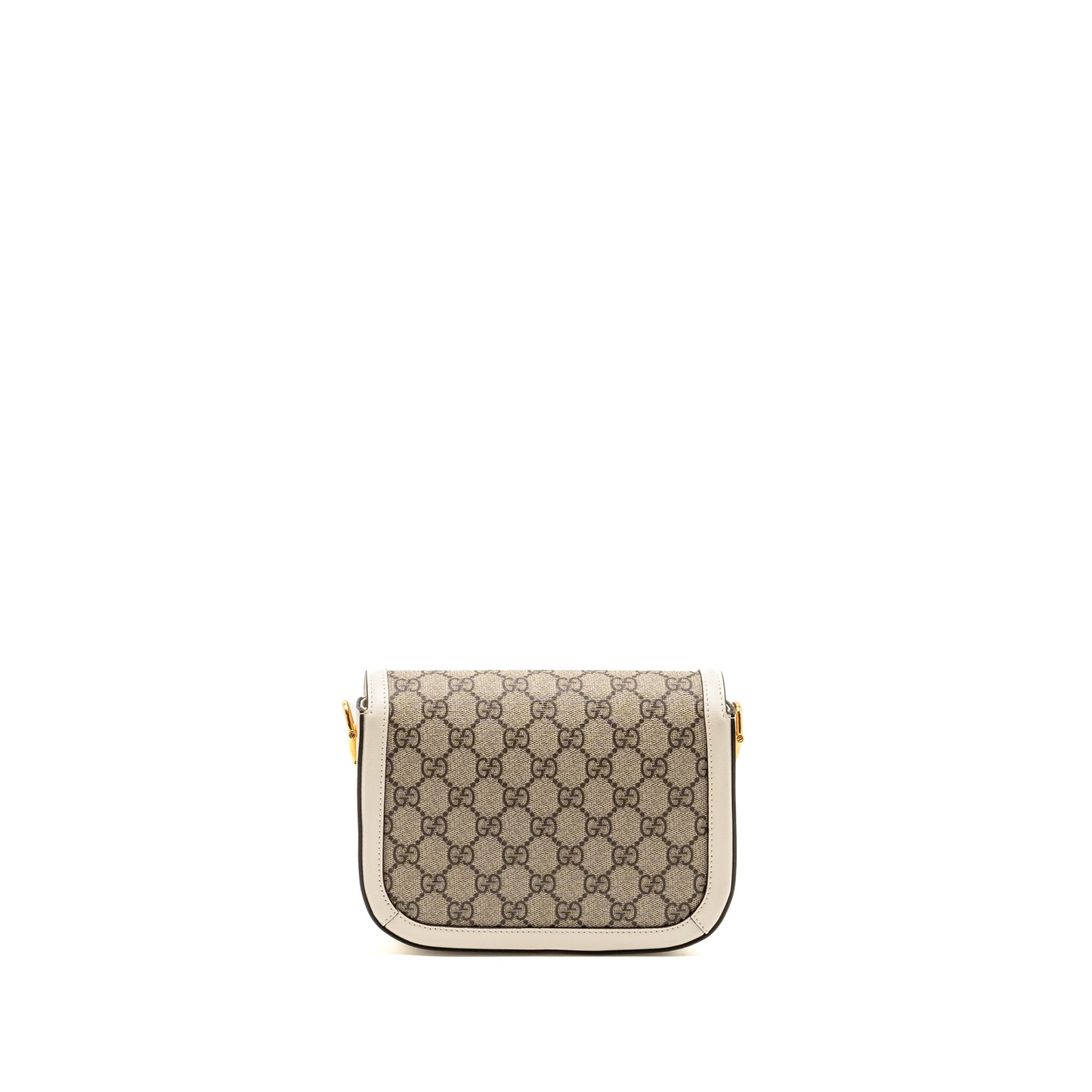 Gucci Mini Horsebit 1955 Bag GG Supreme Canvas/Leather White/Multicolour GHW