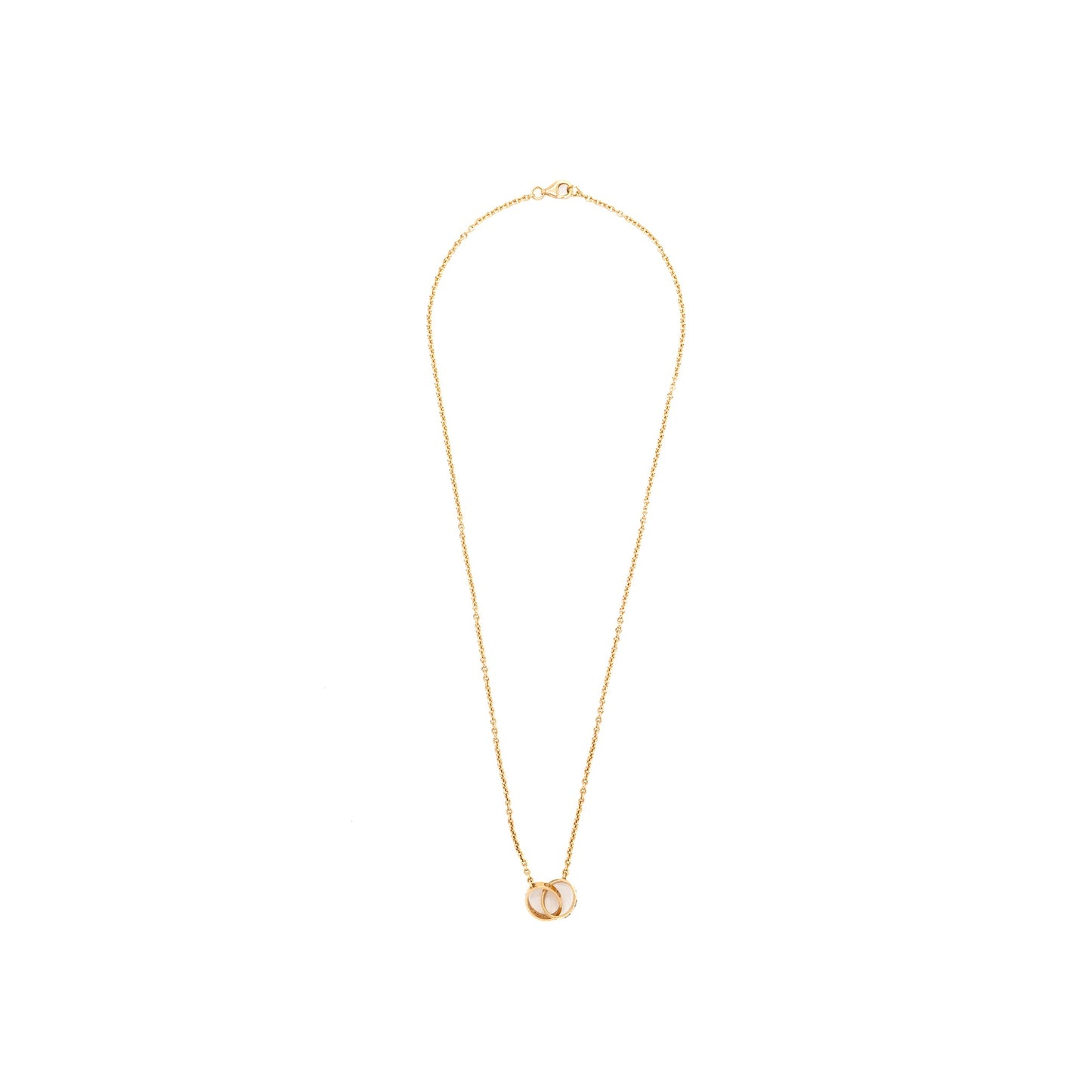 Cartier love necklace rose gold