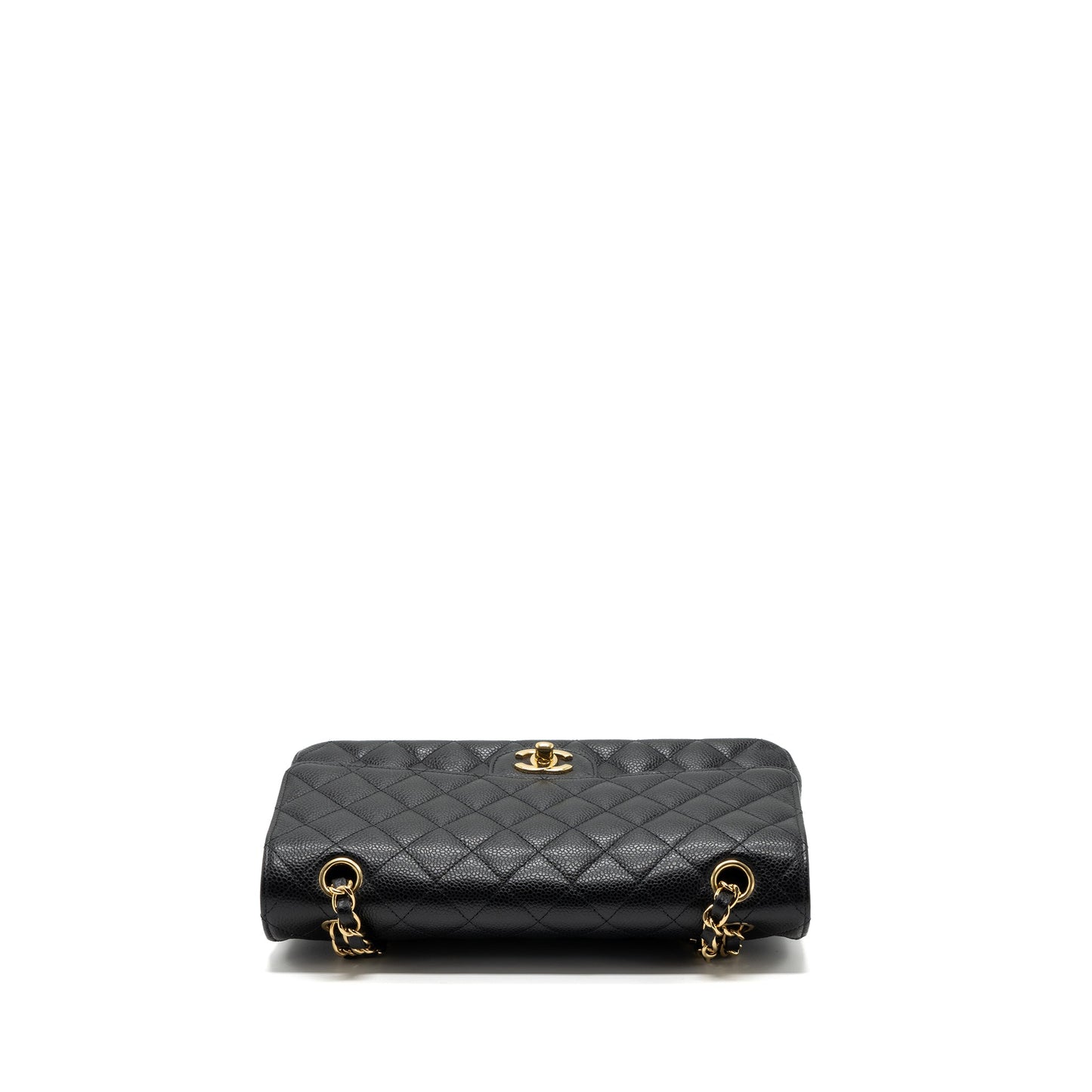 Chanel medium Classic Double Flap Bag Caviar Black GHW