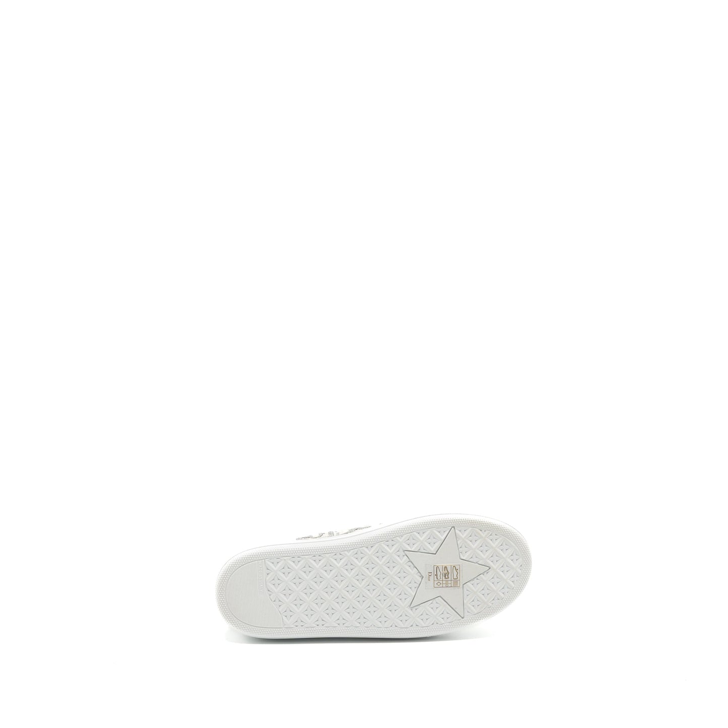 Dior Size 36 Solar Loafers Oblique Embroidery Grey Stone