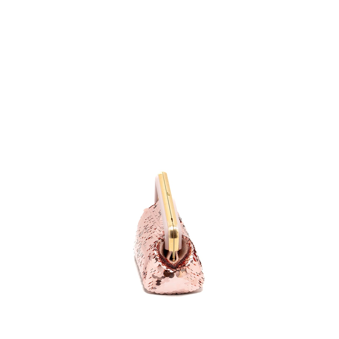 Fendi Small Fendi First Clutch bag Sequin Pink/Multicolour GHW