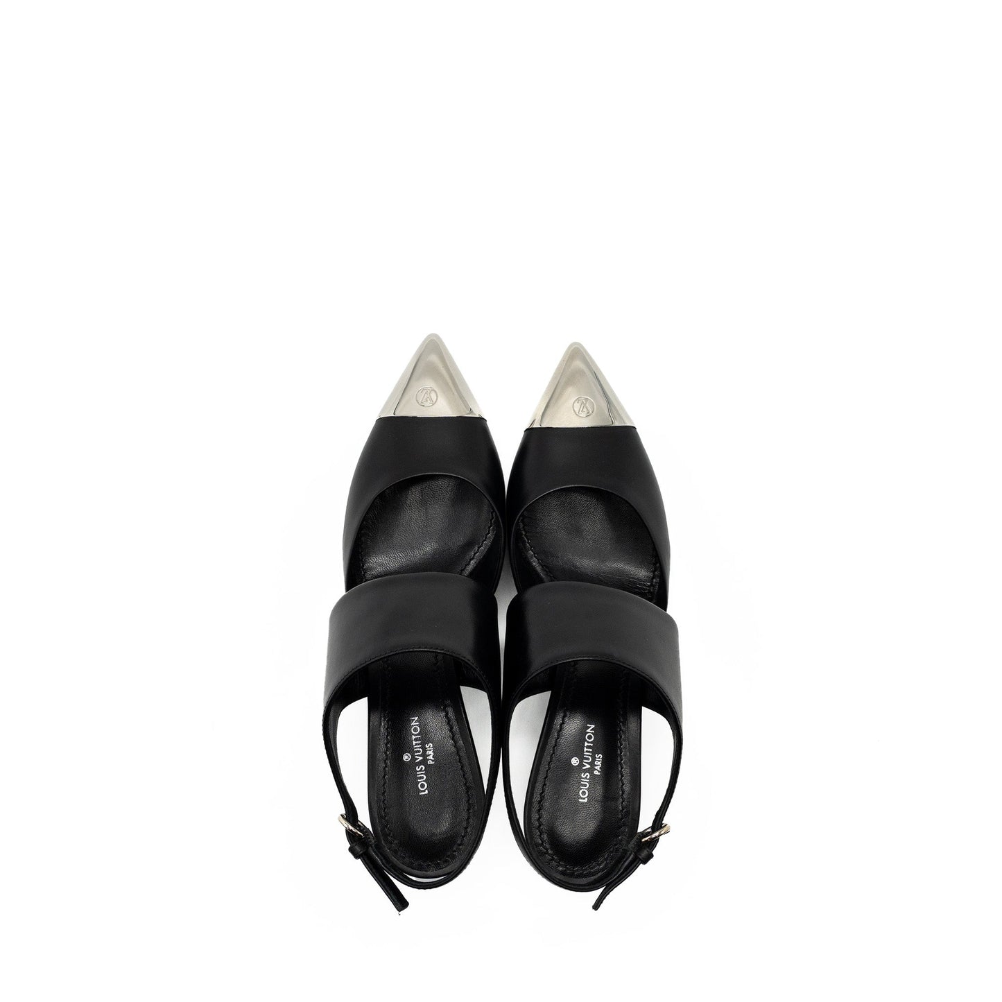 Louis Vuitton Size 35 Urban Twist Pump Leather Black SHW