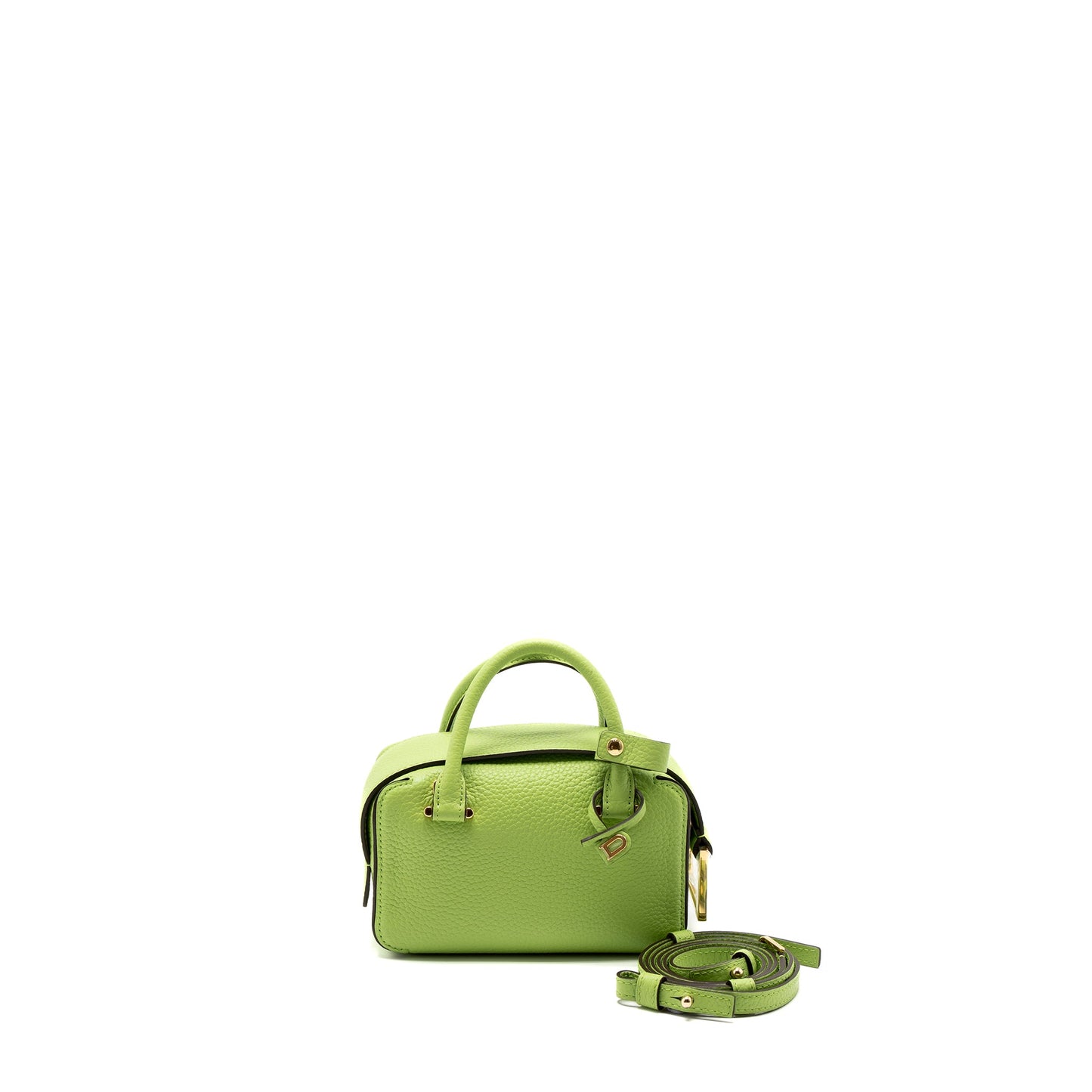 Delvaux Cool Box Nano Taurillon Soft Calfskin Aloe GHW