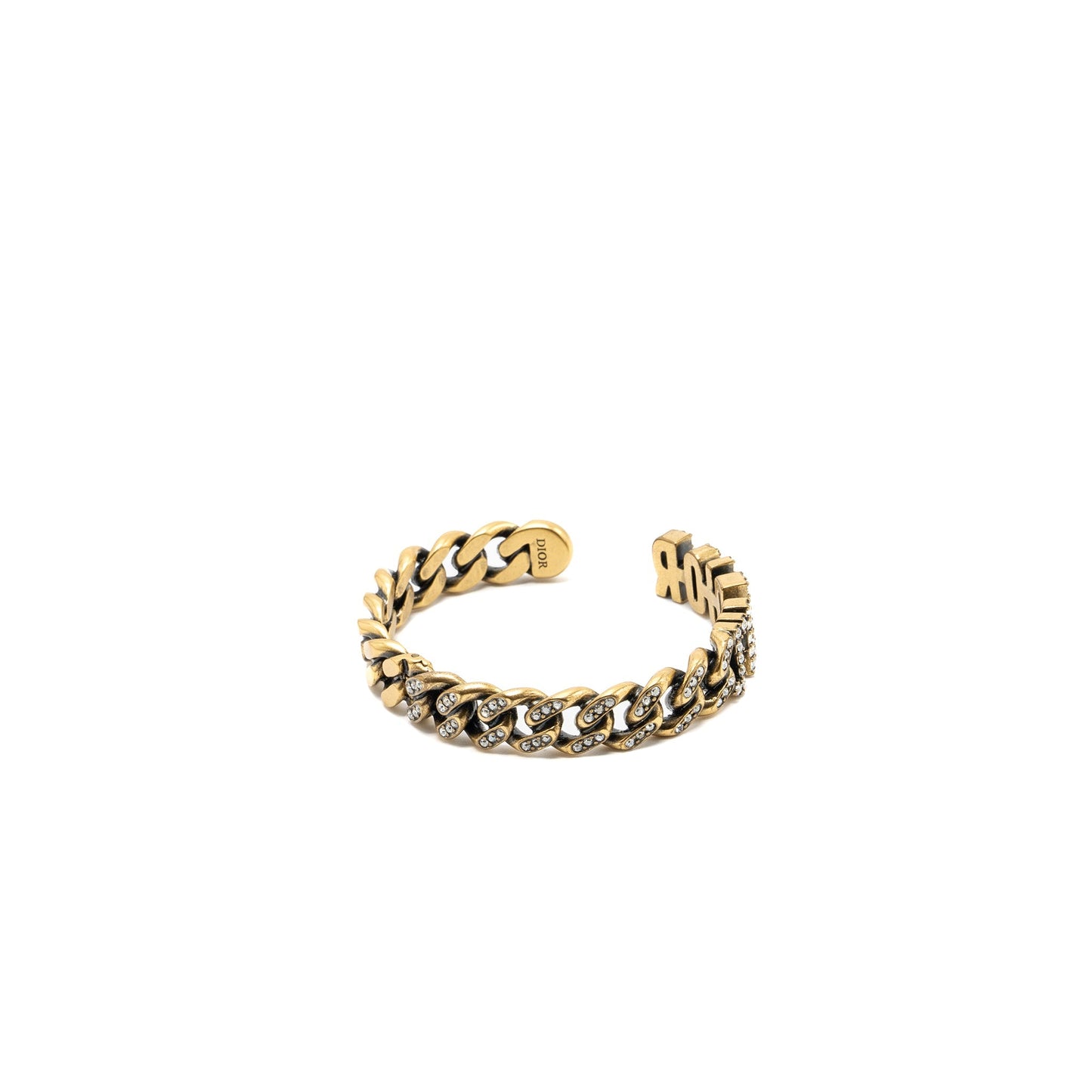 Luxury Dior J’aLuxury Dior bracelet ruthenium gold tone with crystal