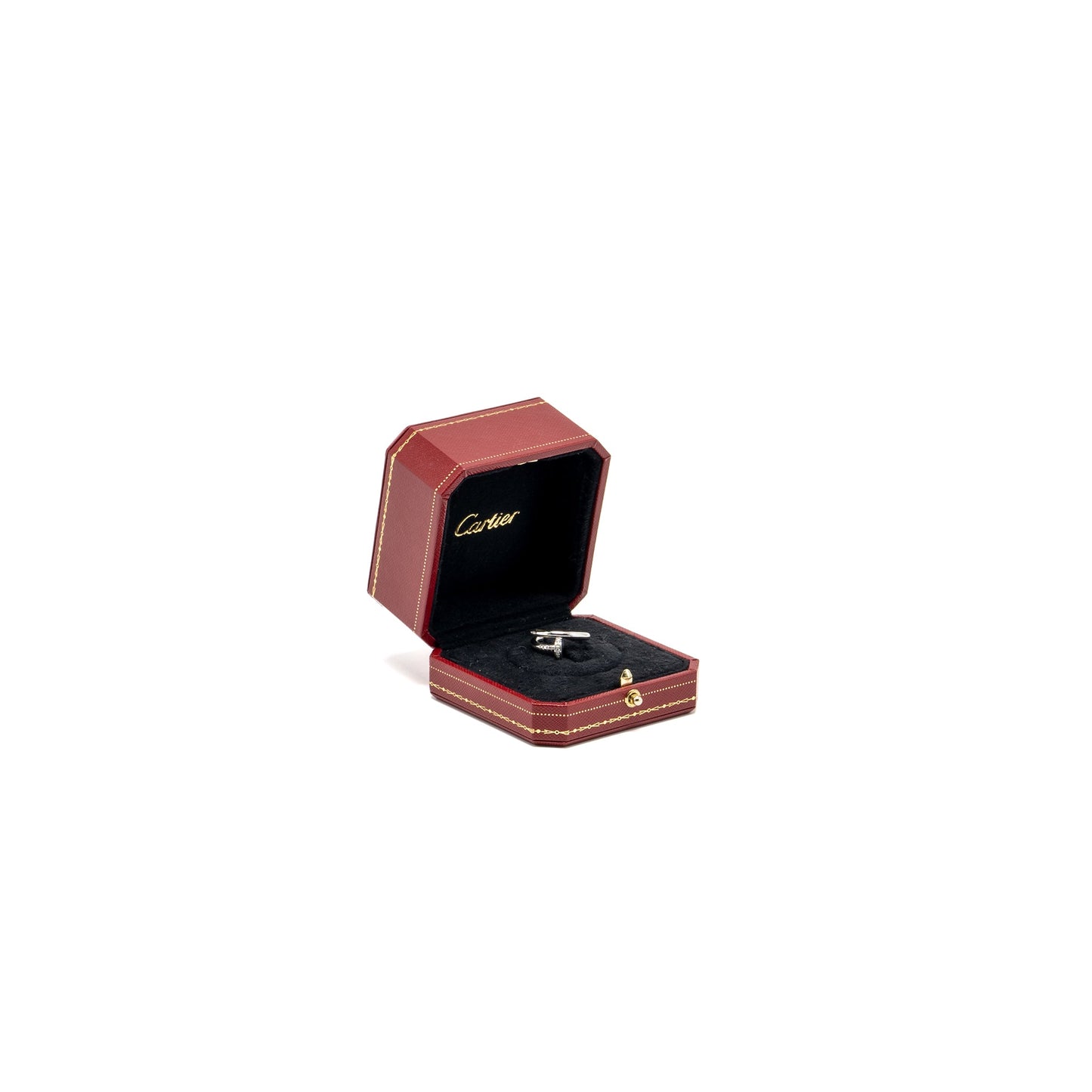 Cartier size 51 juste un Clou ring white gold/diamonds