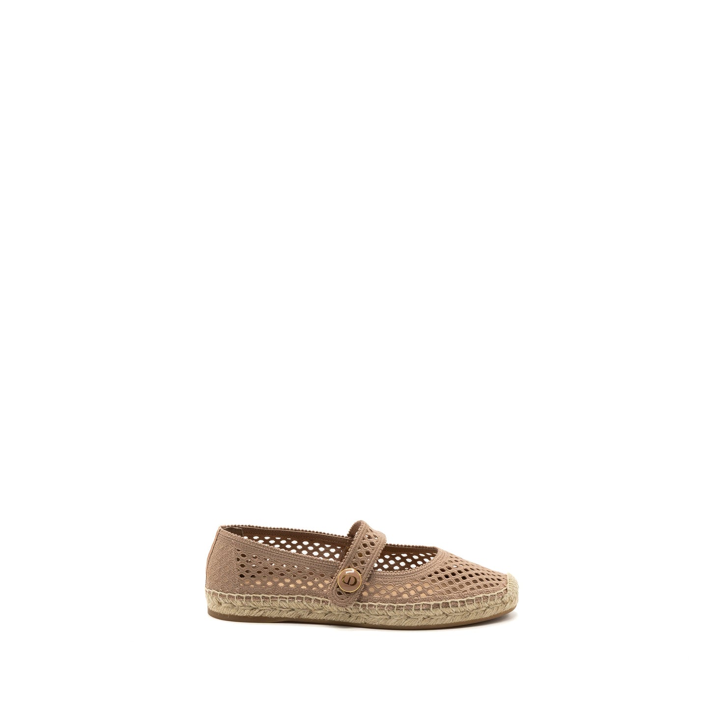 Dior Size 38 Caro espadrilles Fabric Light Pink GHW