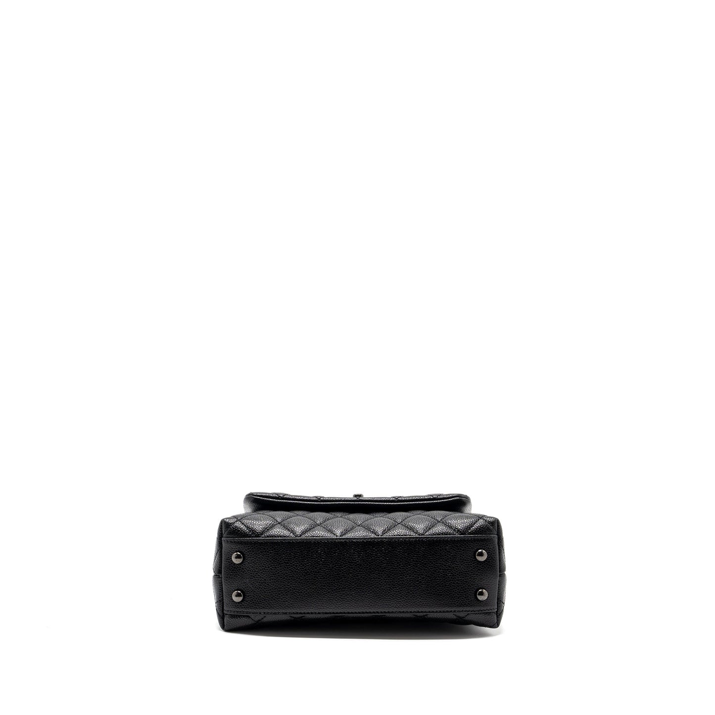 Chanel Small Coco Handle Caviar So Black / Black Hardware