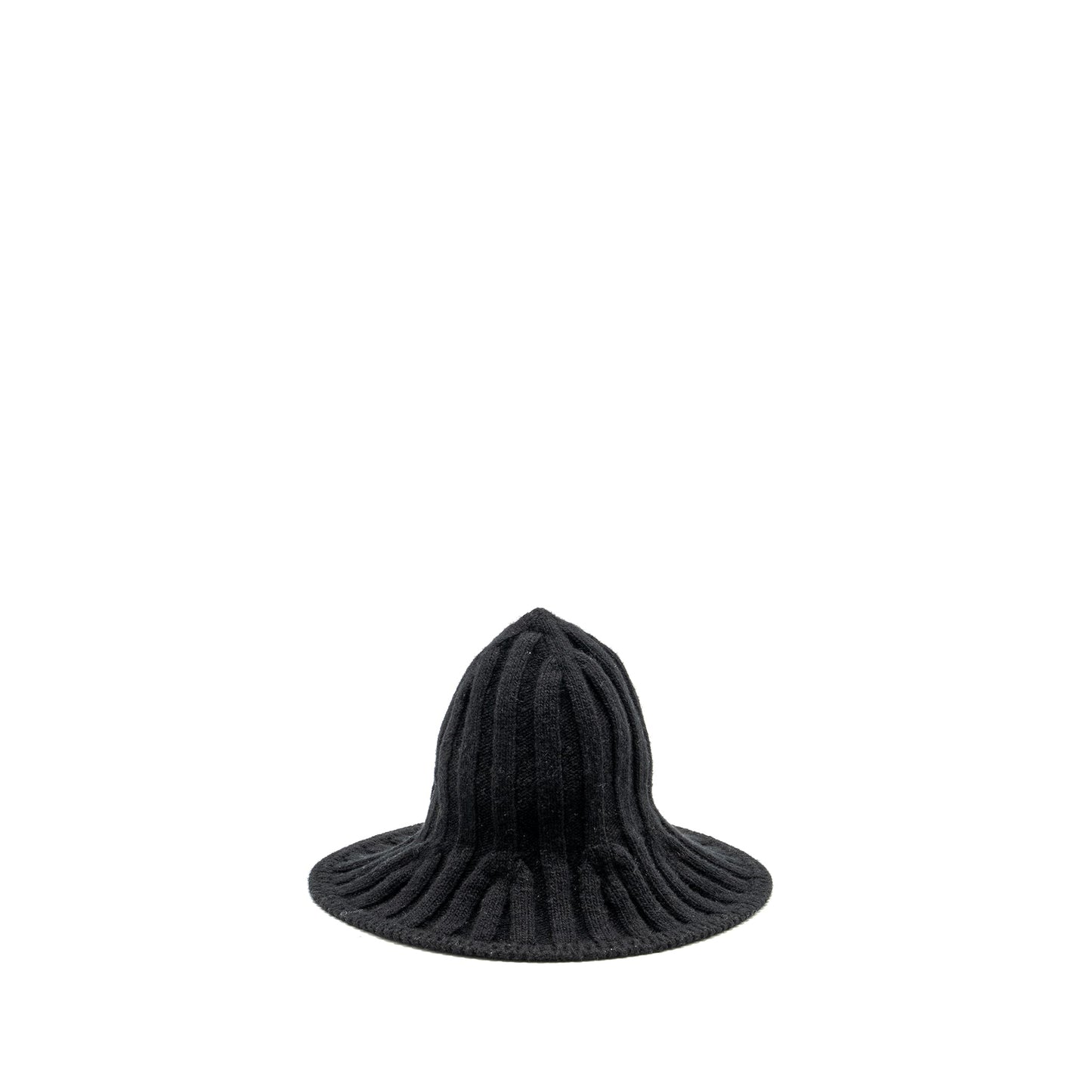 Luxury Dior Letter Logo Wire-Brimmed Beanie Wool Black