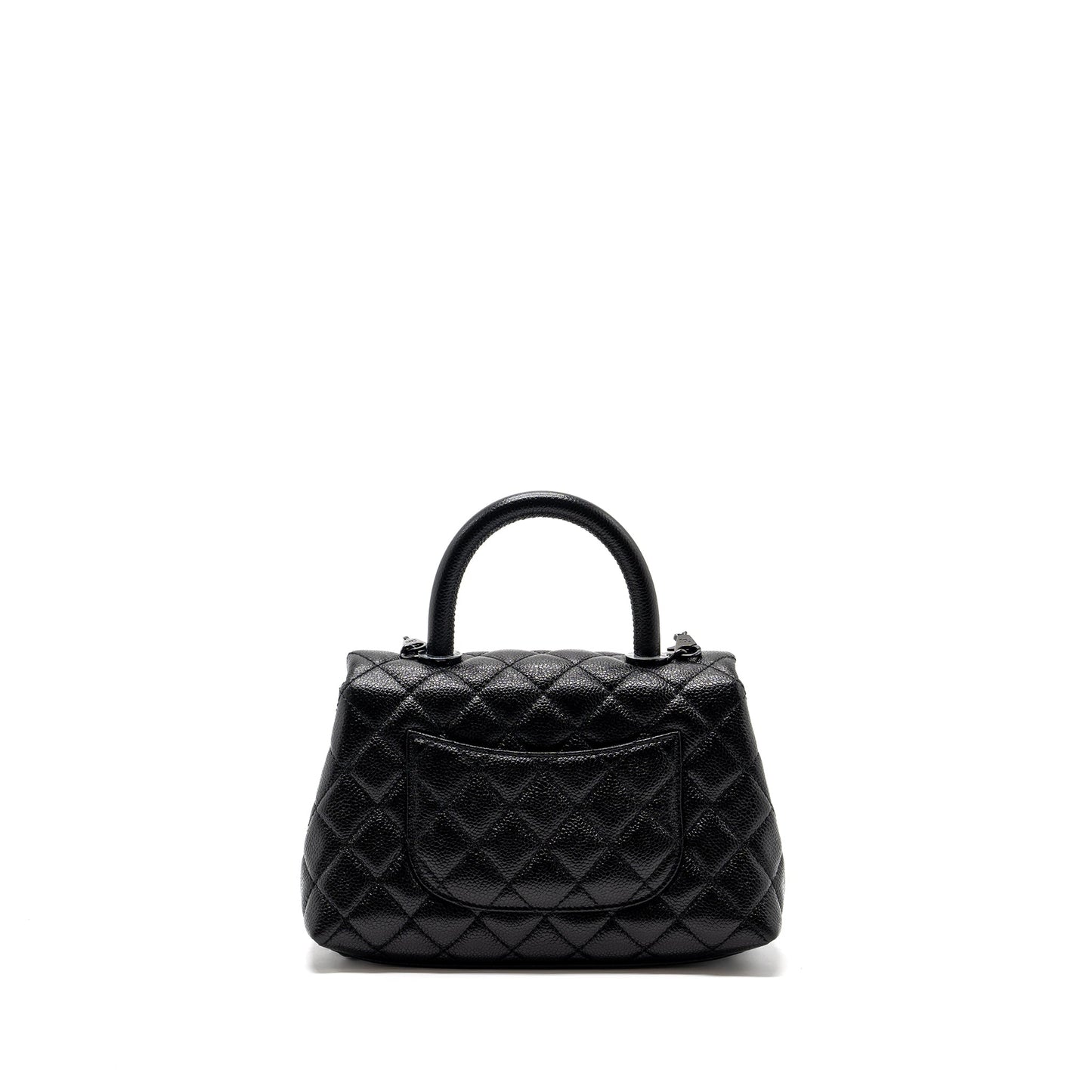 Chanel Small Coco Handle Caviar So Black / Black Hardware
