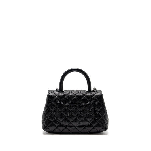 Chanel Small Coco Handle Caviar So Black / Black Hardware