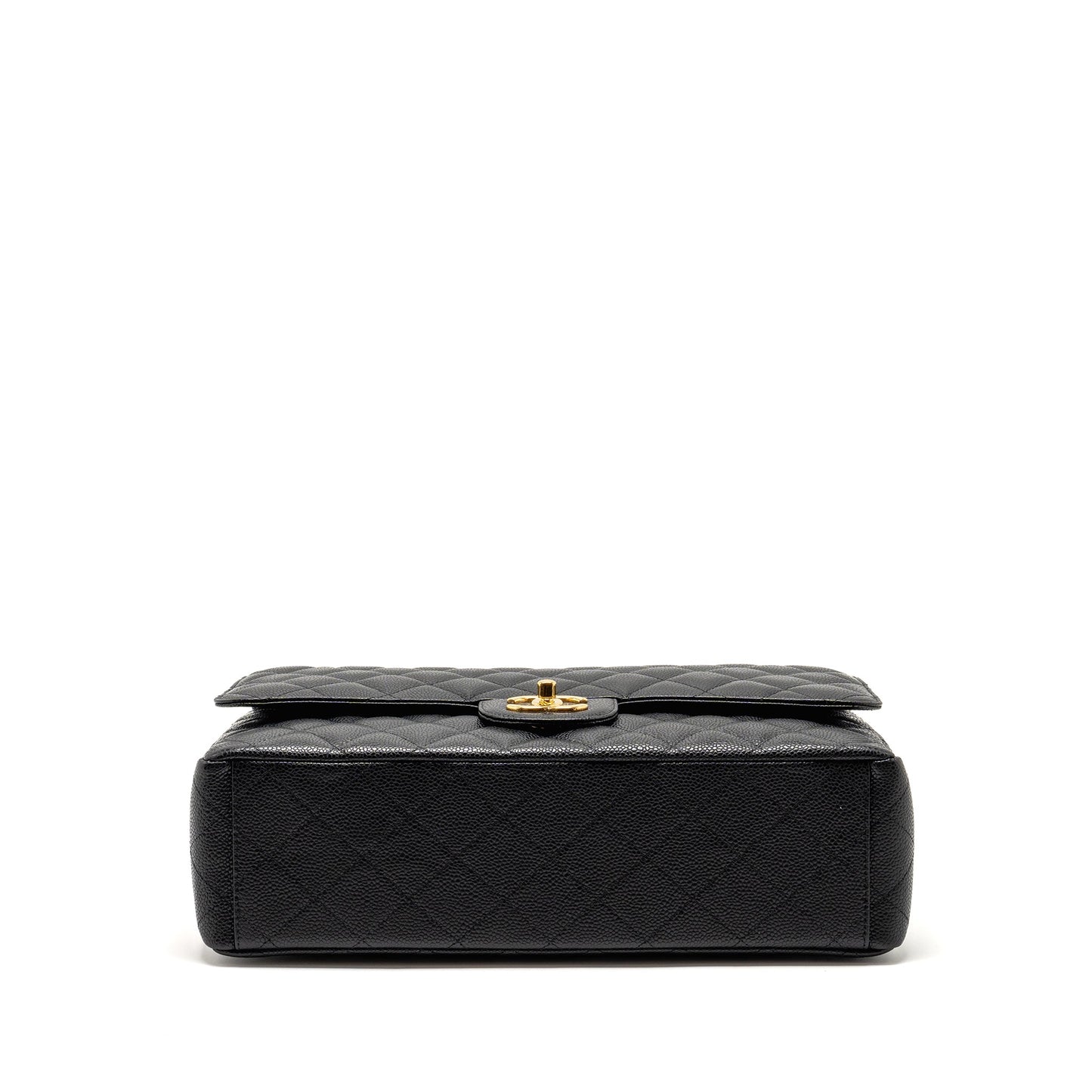 Chanel Maxi Classic Double Flap Bag Caviar Black GHW