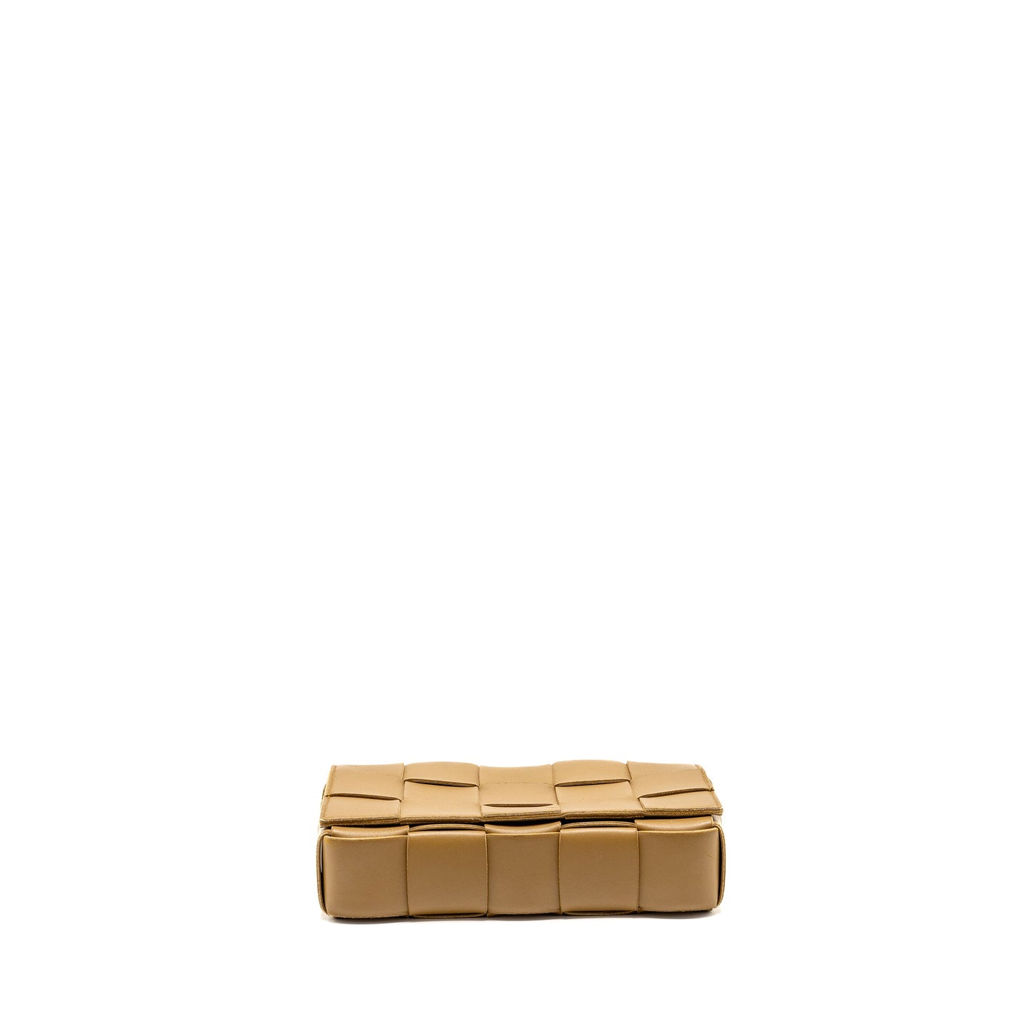 Bottega Veneta Small Cassette Bag Lambskin Caramel GHW