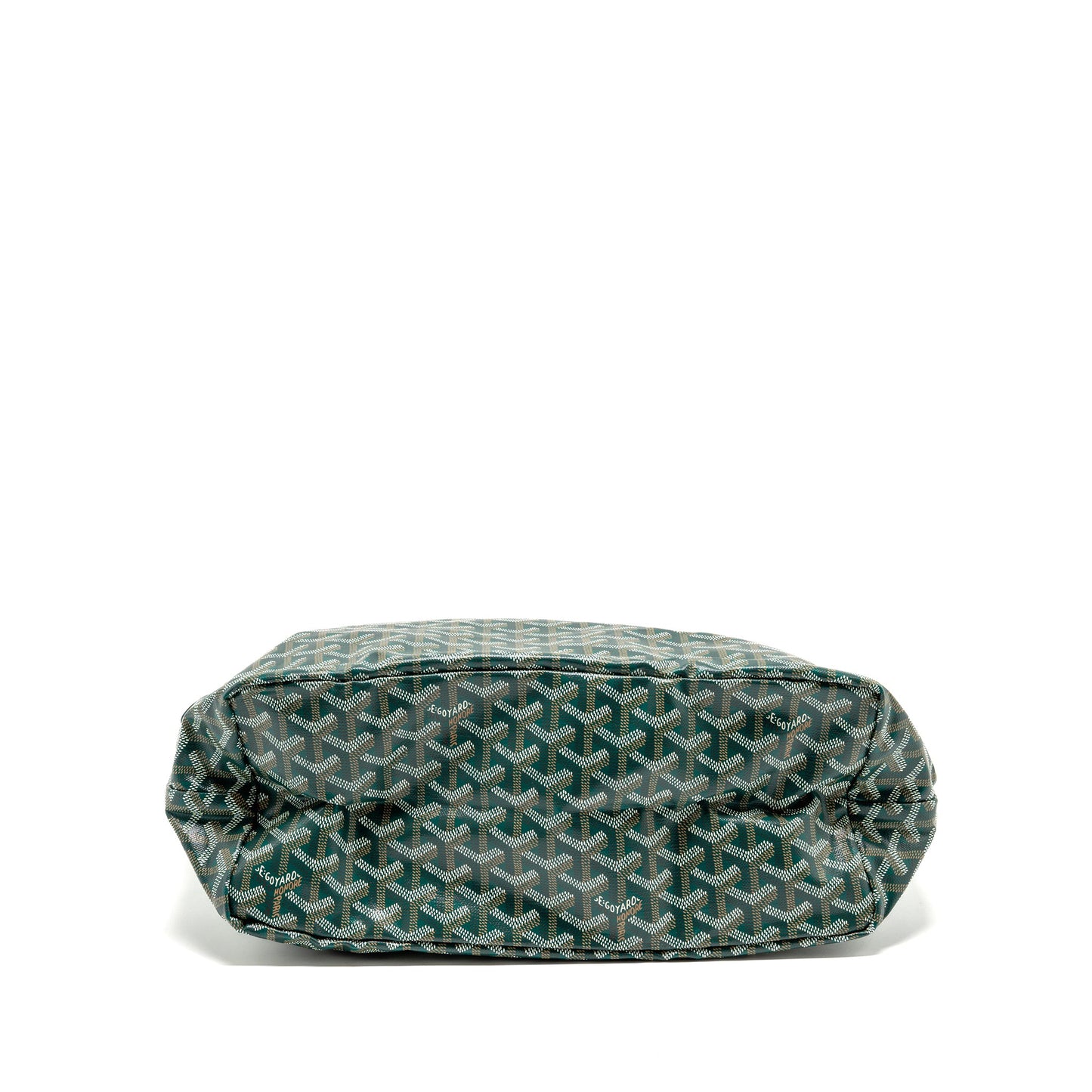Goyard Saint Louis PM Tote Goyardine Canvas Green SHW