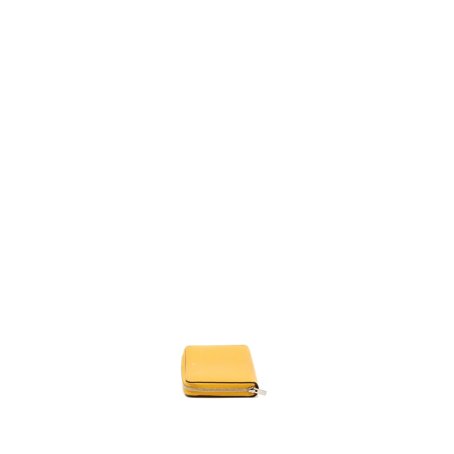 Celine zip long wallet calfskin yellow SHW
