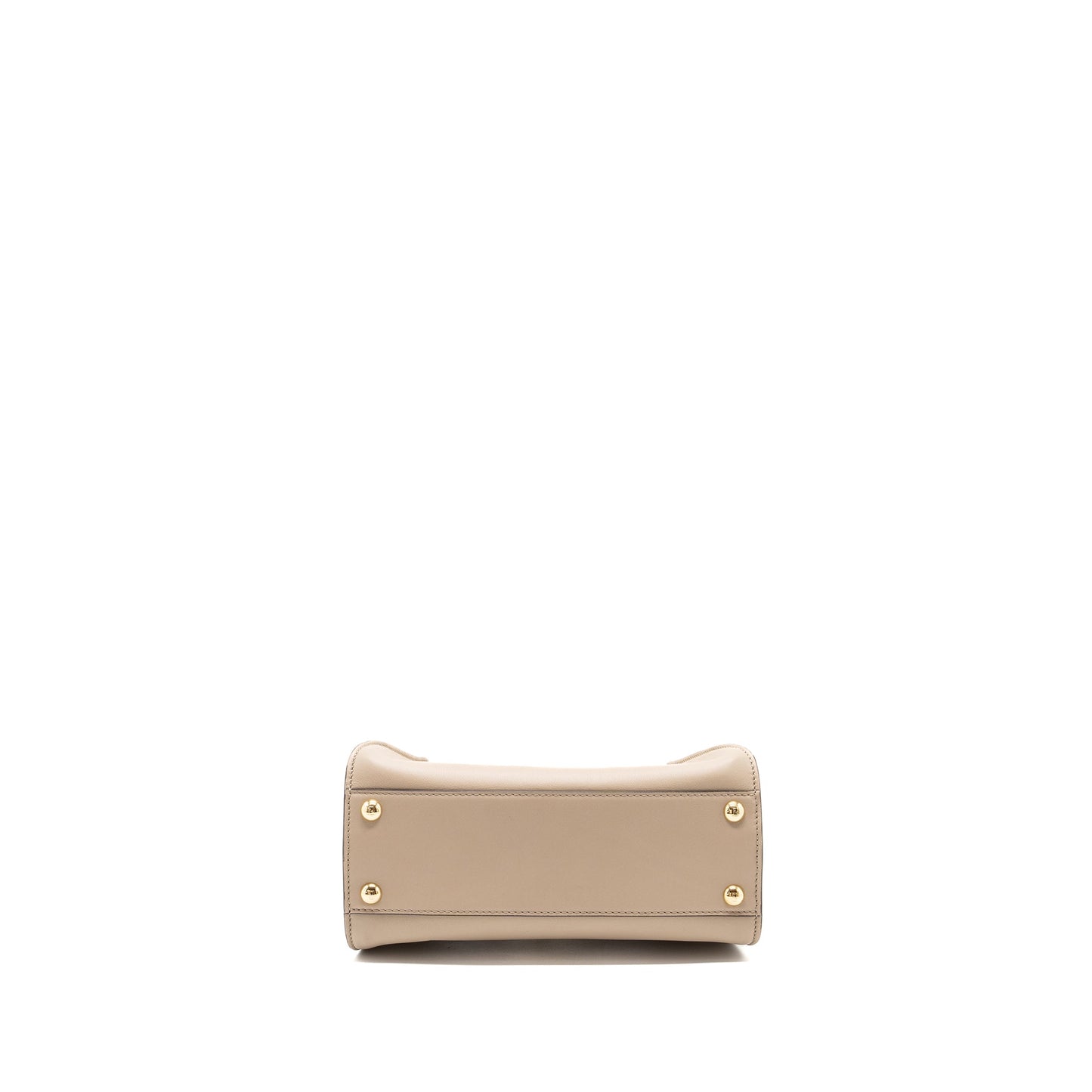 Fendi Peekaboo Mini Calfskin Beige GHW