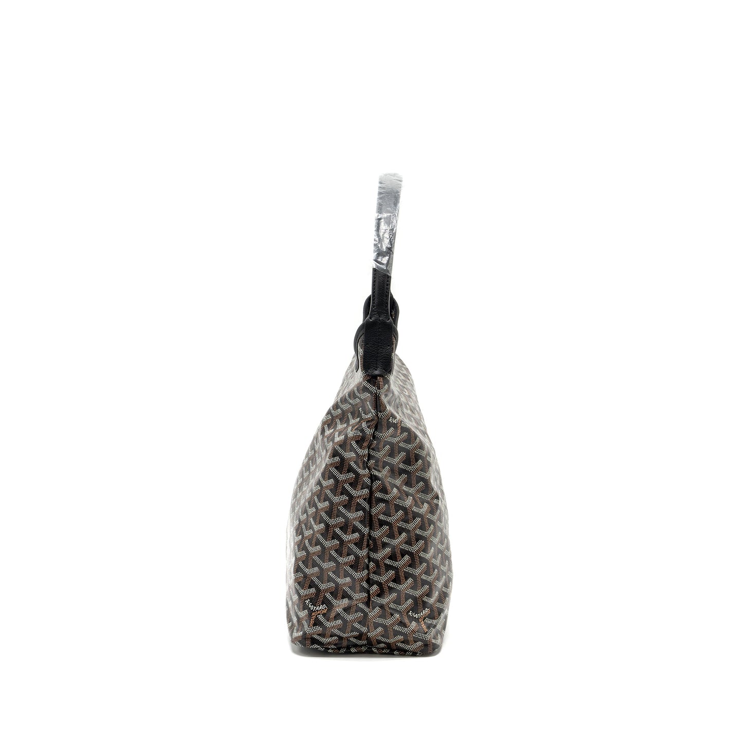 Goyard Boheme Hobo Bag Goyardline canvas / calfskin black SHW