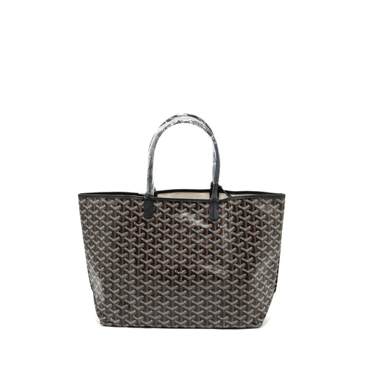 Goyard Saint Louis PM tote bag Goyardline canvas black SHW