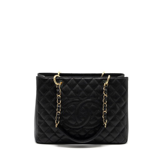 Chanel Grand Shopping Tote Bag Caviar Black GHW