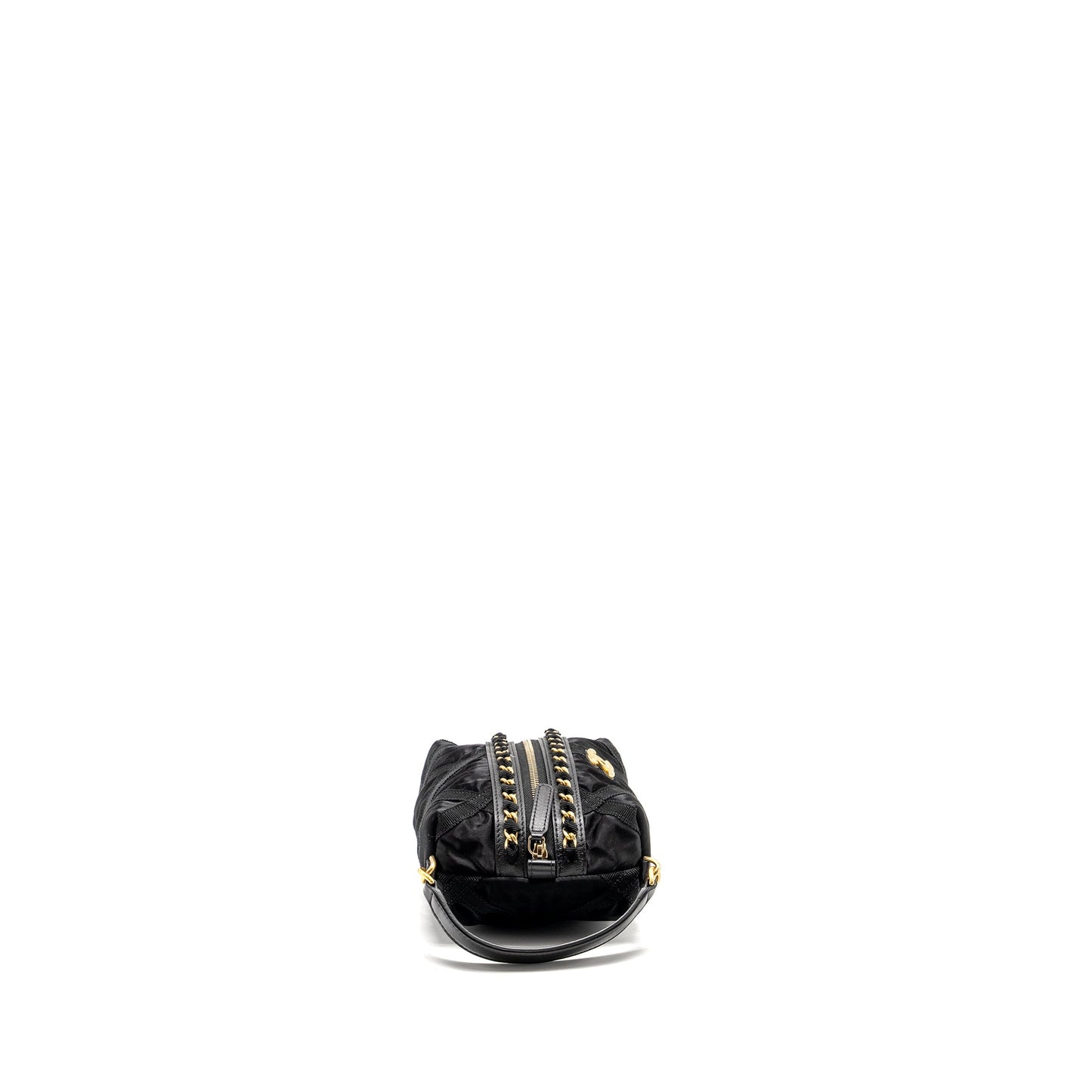 Chanel 22p Travel Pouch With Sleep Mask Nylon Black GHW