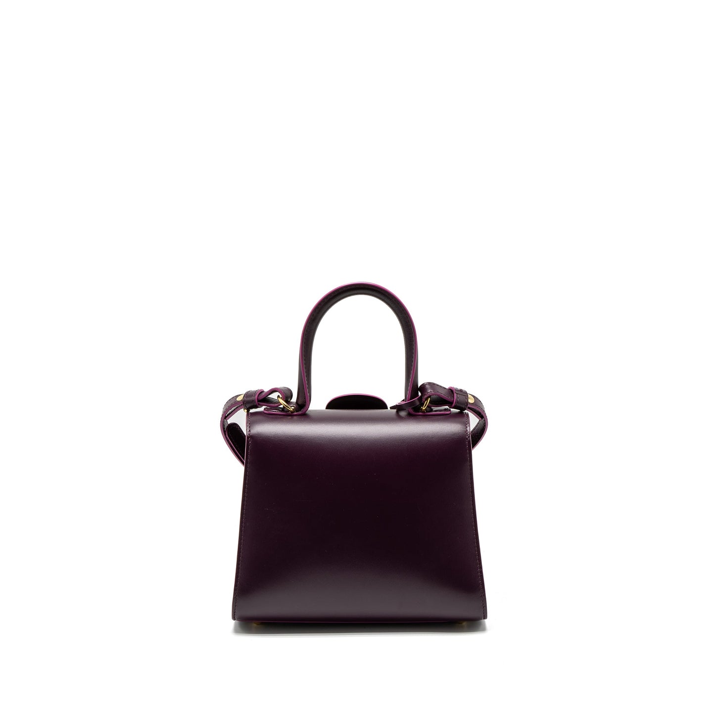 Delvaux Mini Brilliant Box Calfskin Purple GHW