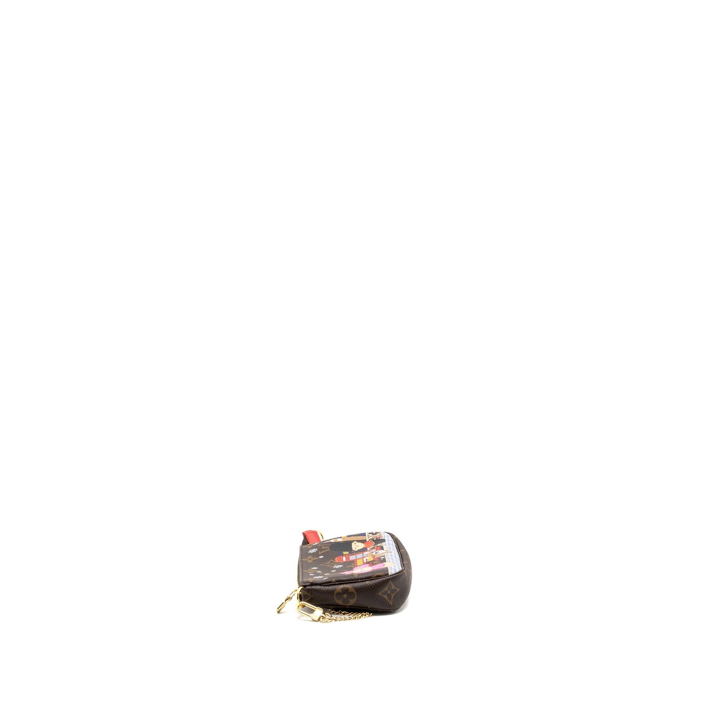 Louis Vuitton Mini Pochette Accessories 2021 Xmas London Limited Edition Multicolour GHW