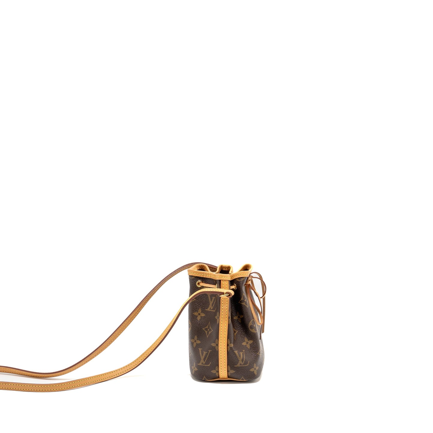 Louis Vuitton Nano Noe Monogram Canvas GHW