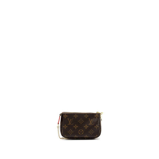 Louis Vuitton Mini Pochette Accessories 2021 Xmas London Limited Edition Multicolour GHW