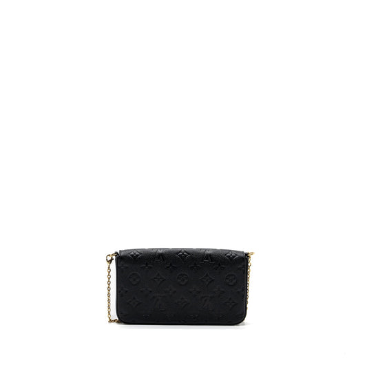 Louis Vuitton Felicie Pochette Monogram Empreinte Black GHW(New Version)