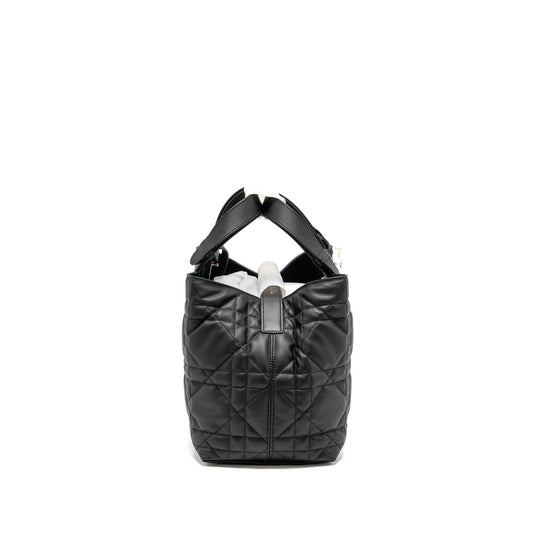 Dior Medium Dior Toujours Bag Macrocannage Calfskin Black LGHW