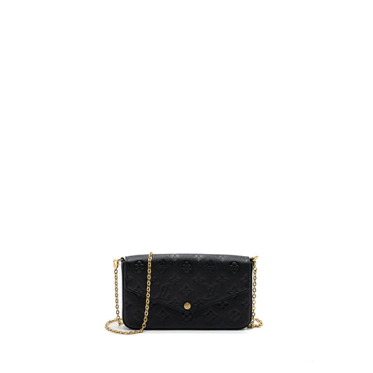 Louis Vuitton Felicie Pochette Monogram Empreinte Black GHW(New Version)