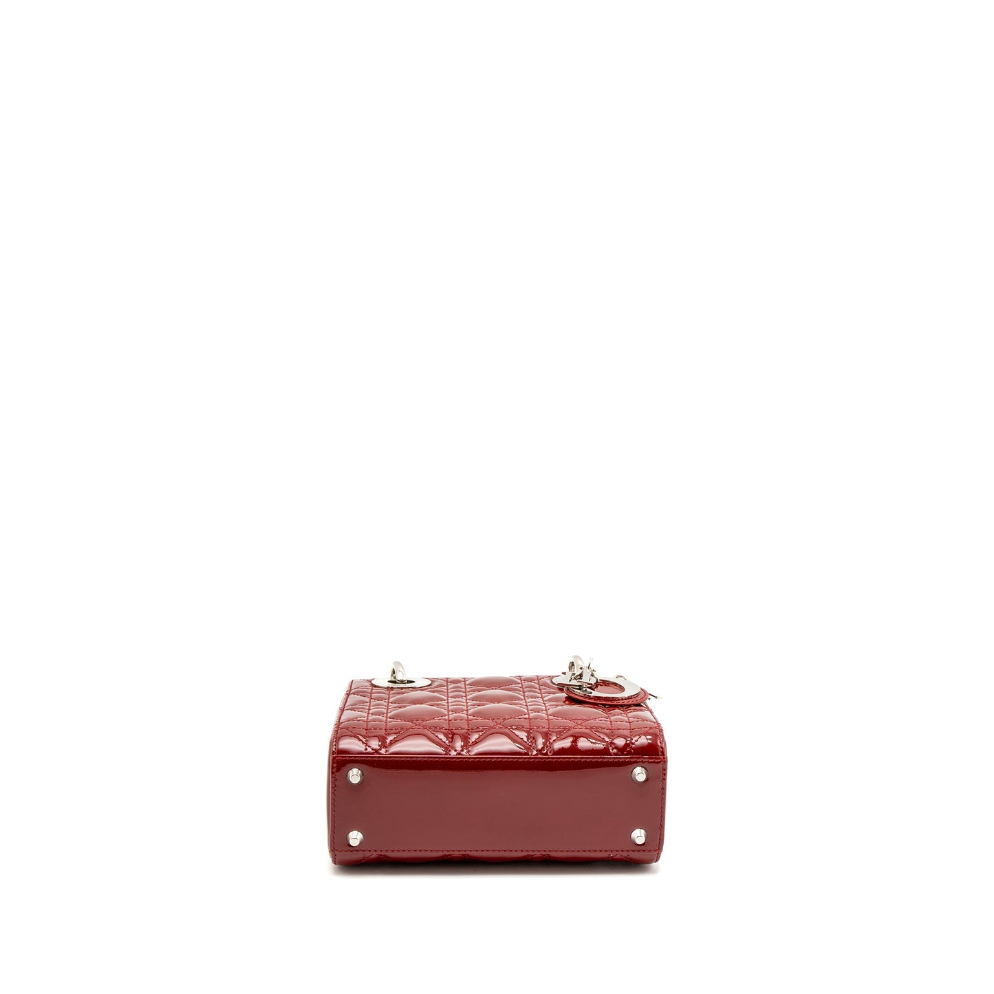 Dior Mini Lady Dior Patent Red SHW