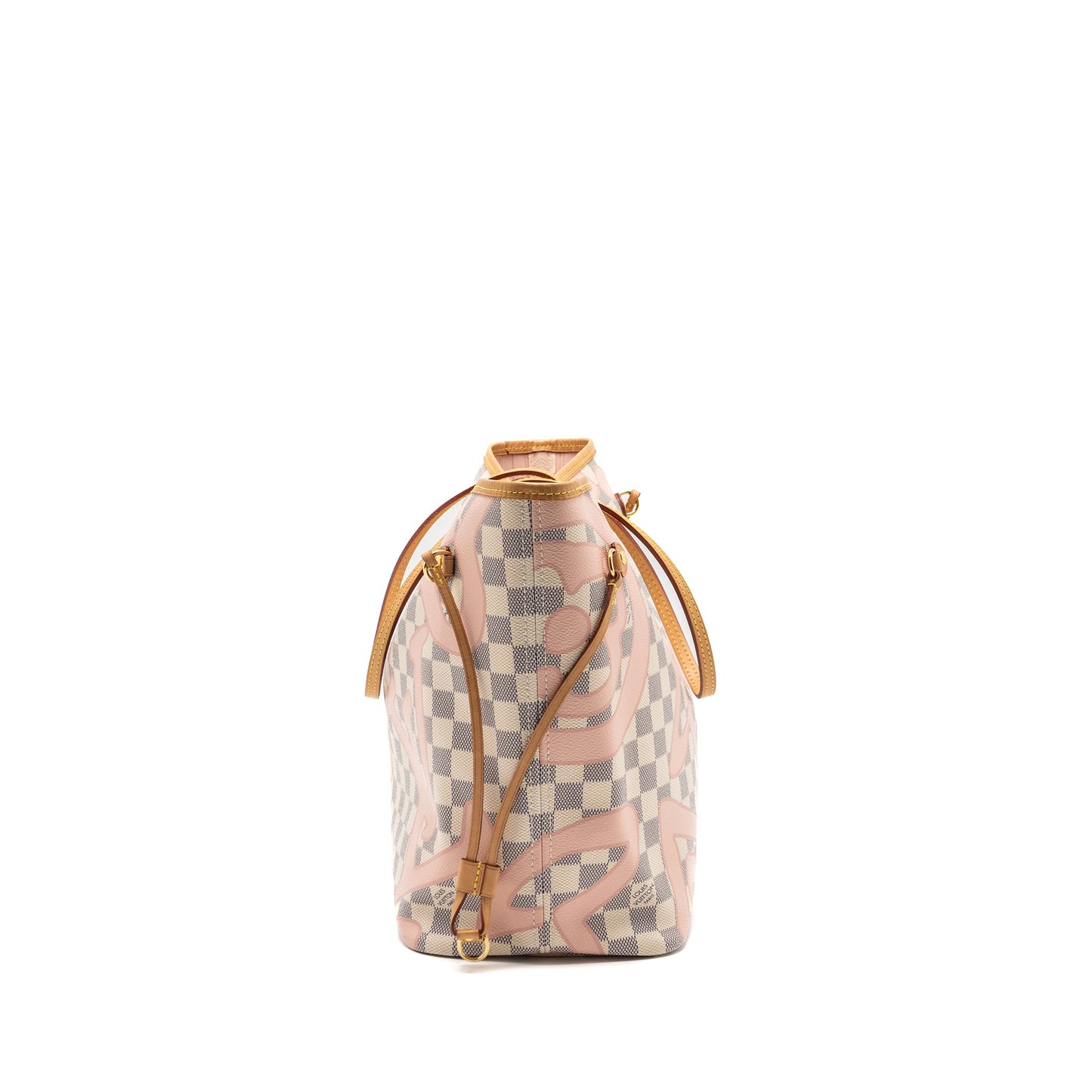 Louis Vuitton Neverfull MM damier azur Tahiti GHW