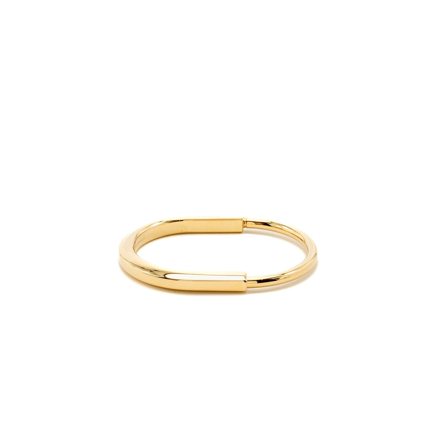 Tiffany Size Medium Lock Bangle Yellow Gold