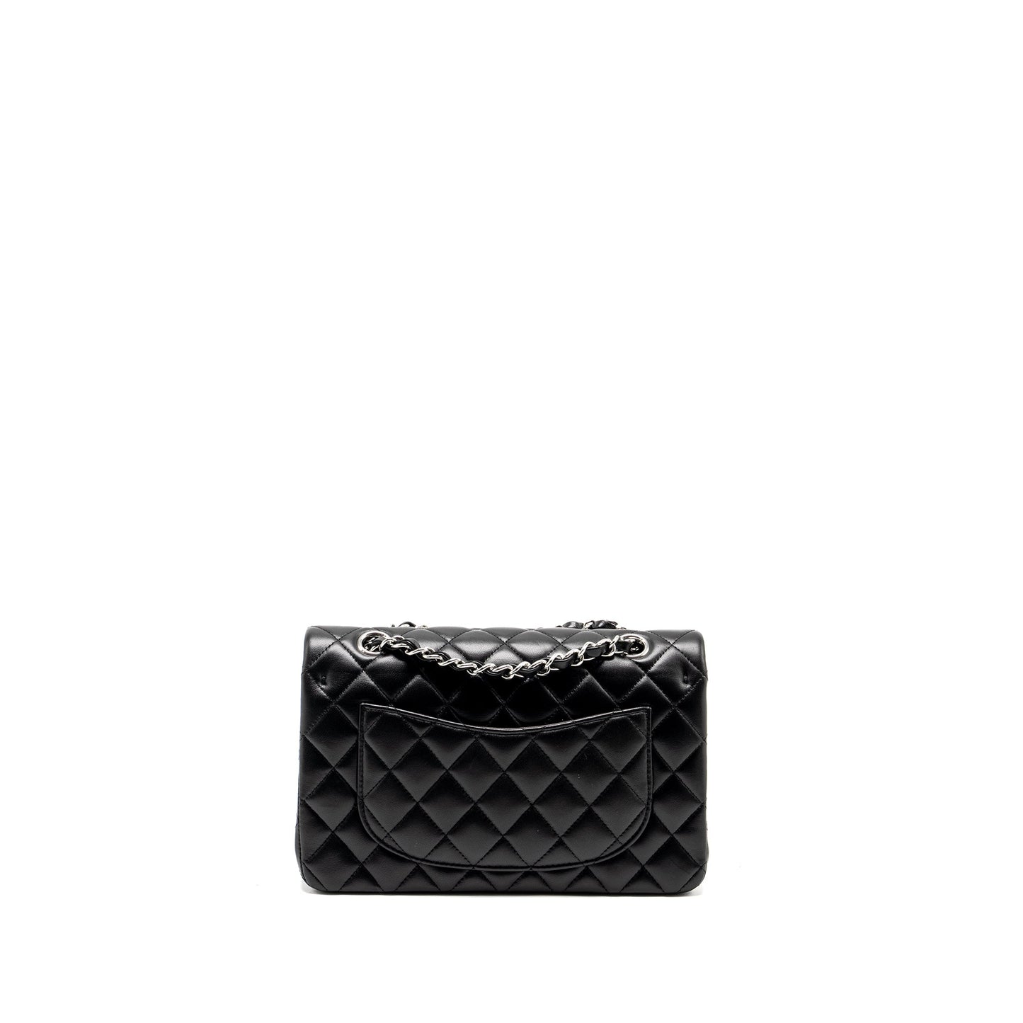 Chanel Small Classic Double Flap Bag lambskin black SHW (microchip)