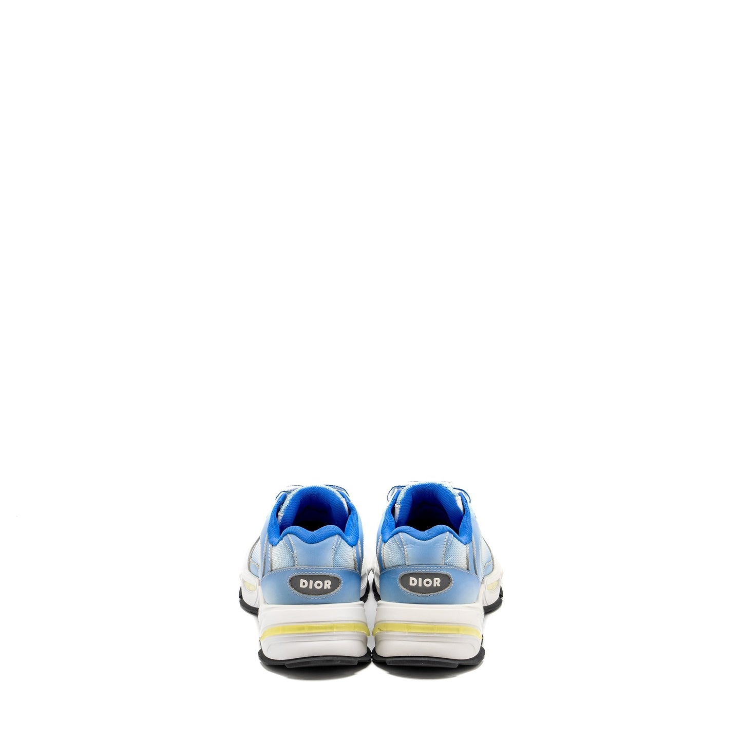 Luxury Dior Size 42 CD1 Sneakers Mesh/Leather Gradient Blue