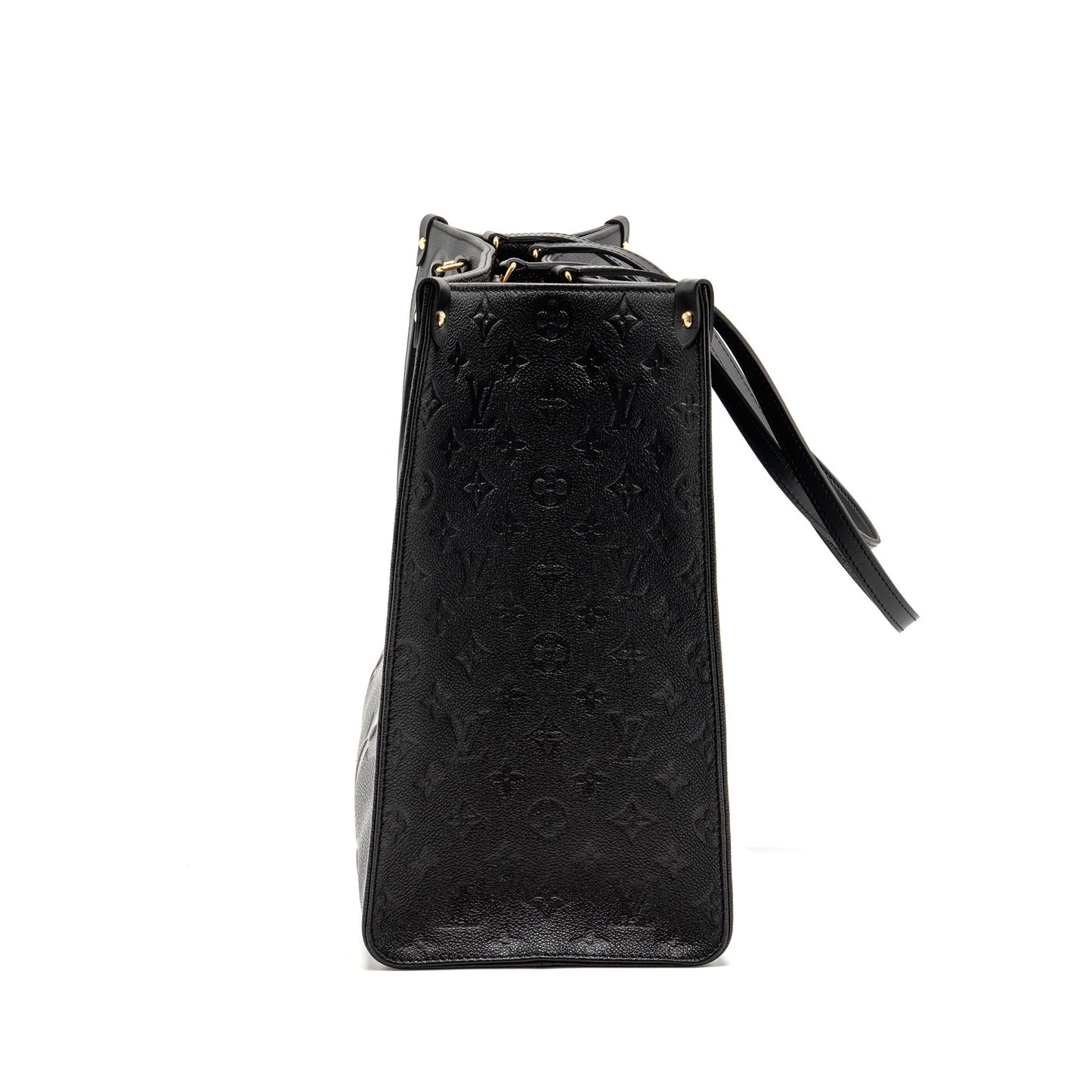 Louis Vuitton Onthego GM Monogram Empreinte Leather Black GHW