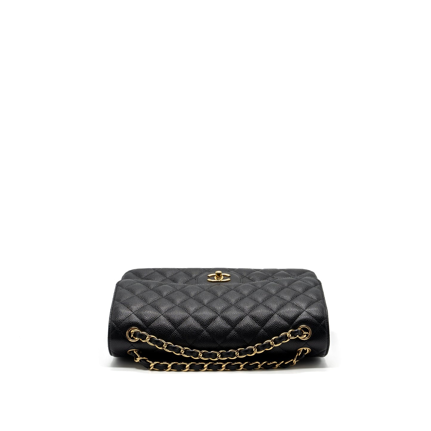 Chanel jumbo classic double flap bag caviar Black GHW
