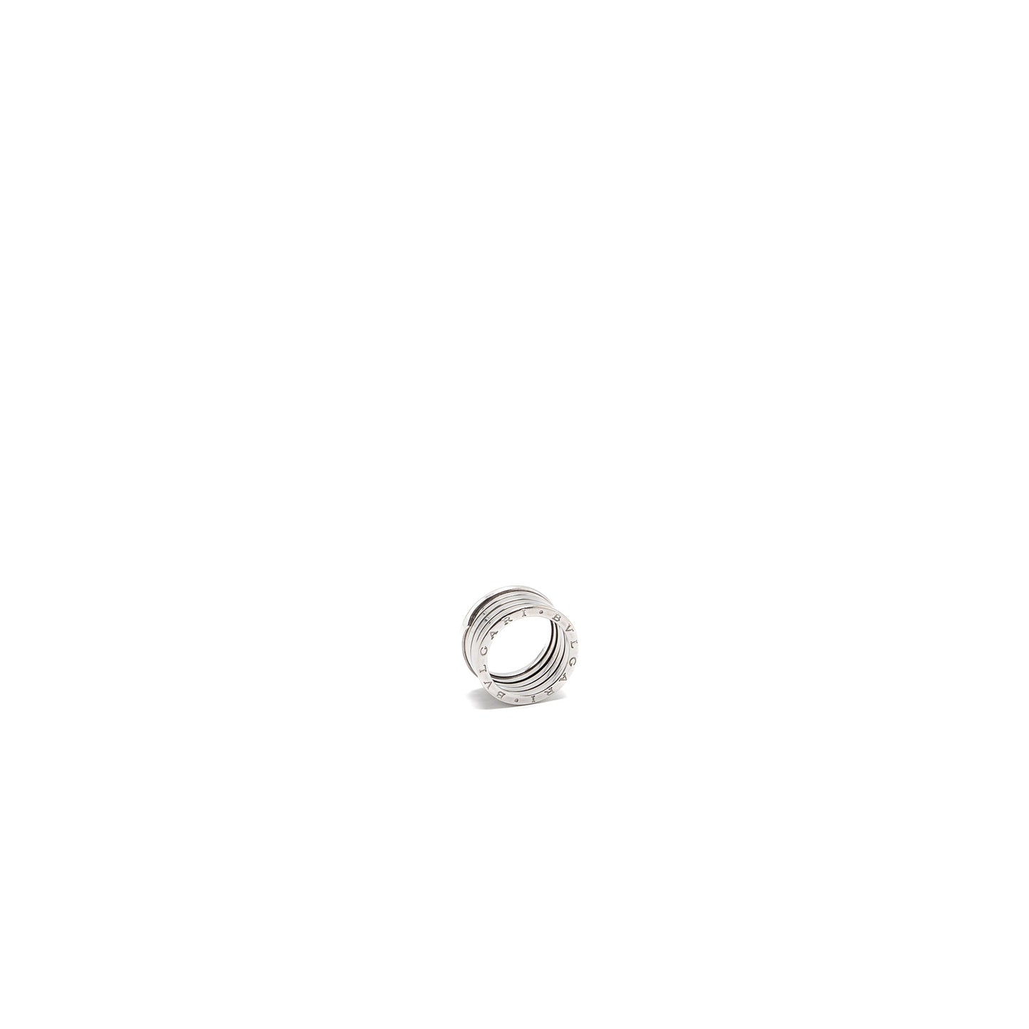 Bvlgari Size 61 B.Zero Ring White Gold