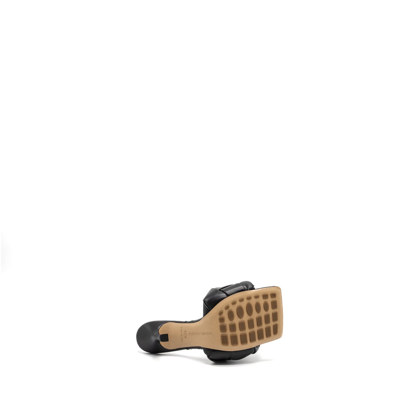 Bottega Veneta Size 36.5 Lido Mule Nappa Lambskin Black