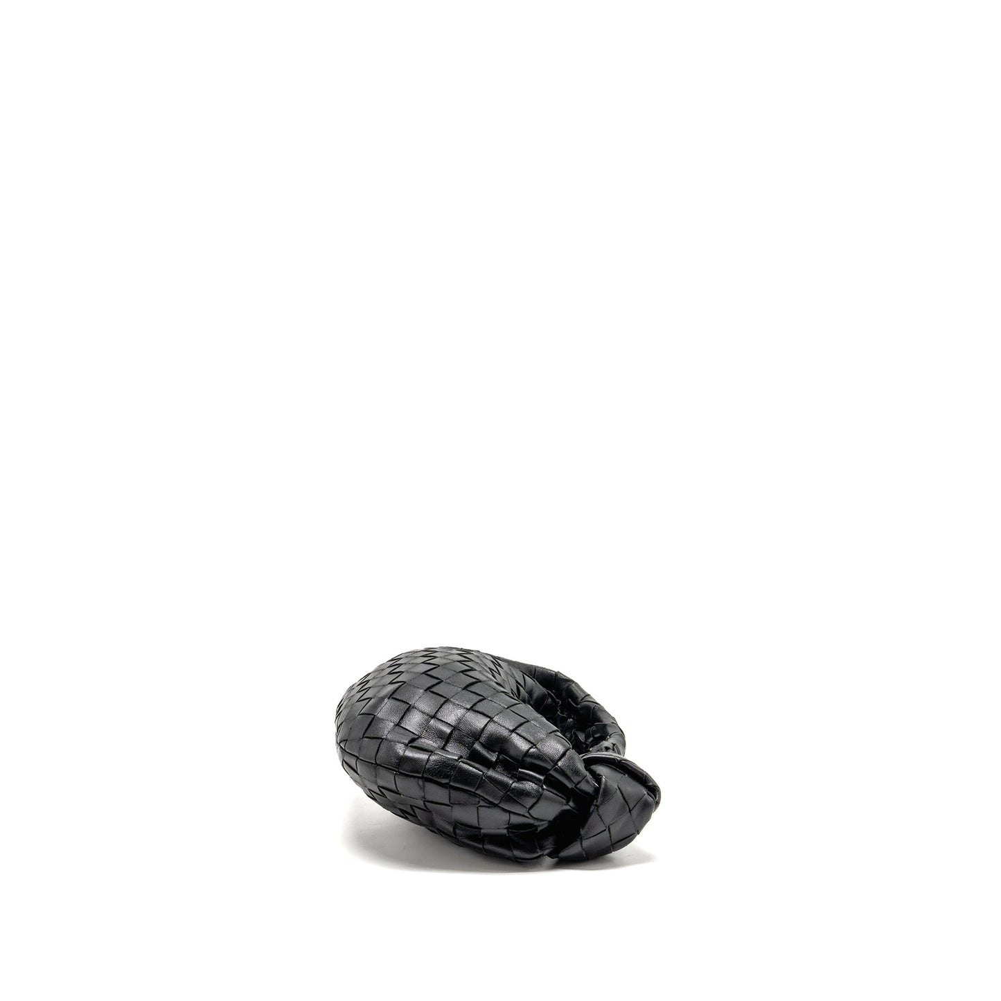 Bottega Veneta Mini Jodie Lambskin Black shw