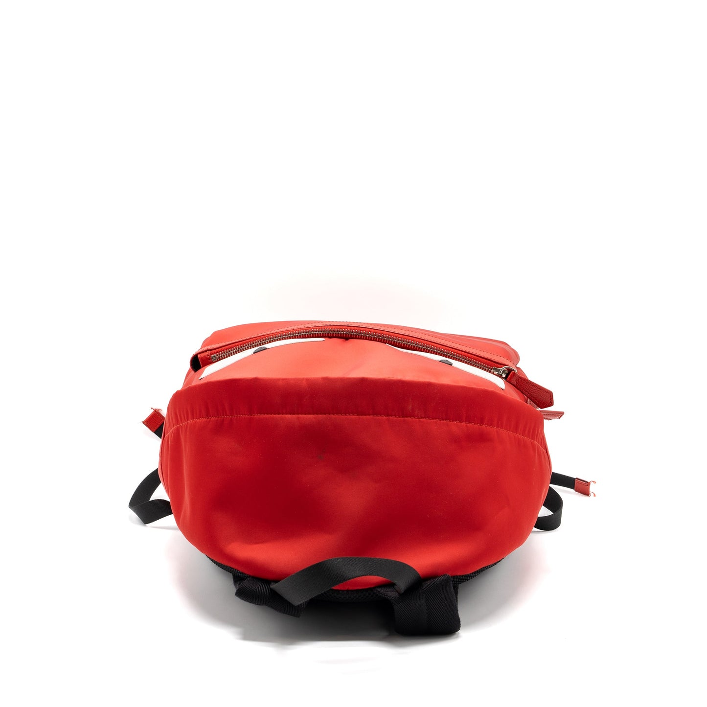 Fendi monster backpack nylon red SHW