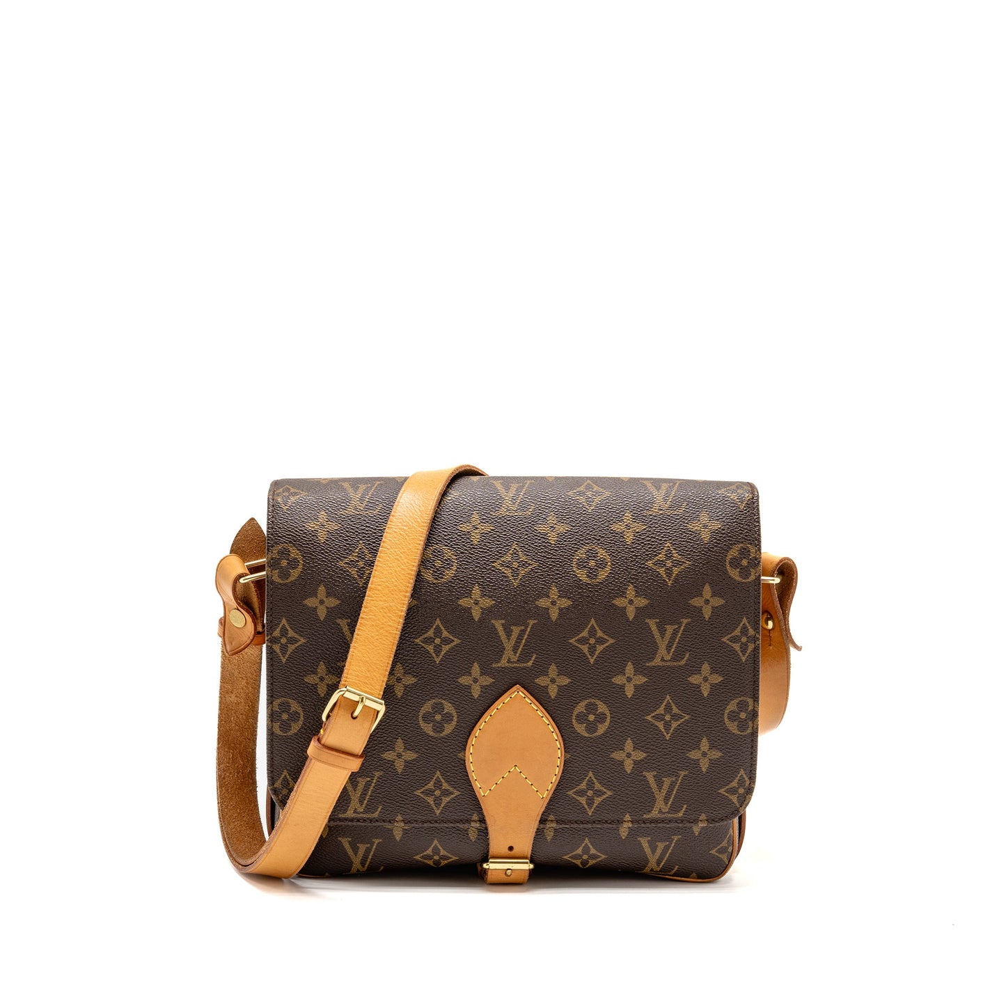 Louis Vuitton Vintage Messenger Crossbody Bag Monogram Canvas GHW