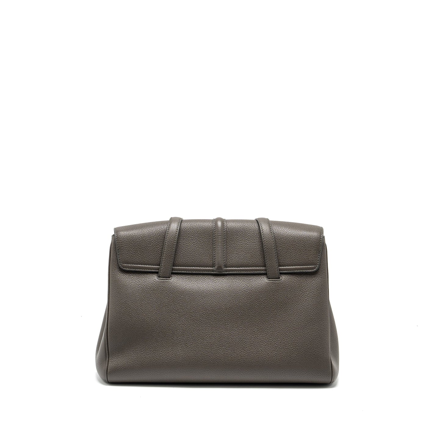 Celine Medium Soft 16 Bag Grained Calfskin grey GHW