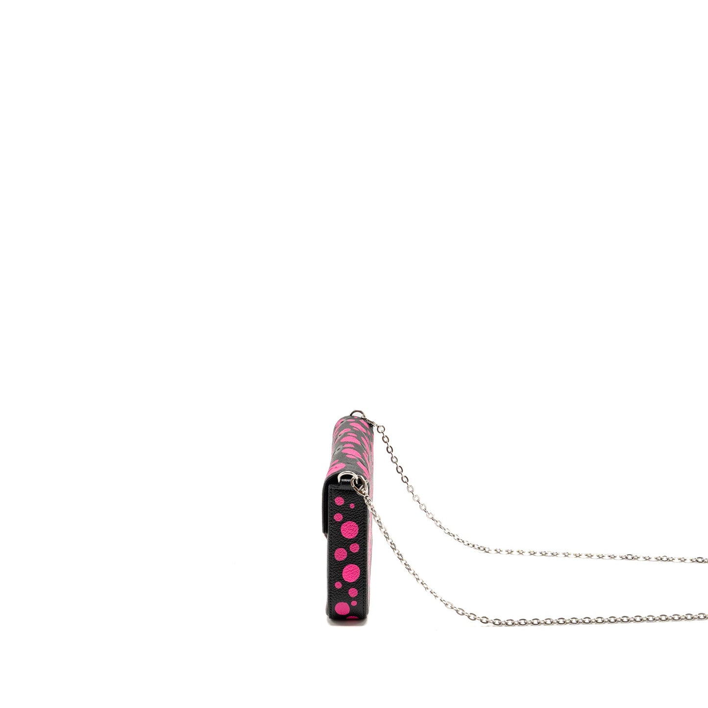 Louis Vuitton Yayoi Kusama Felicie Pochette Monogram Empreinte Leather Black/Pink SHW