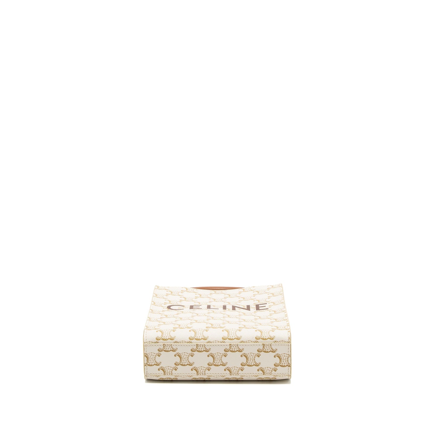 Celine Mini Vertical Caban Triomphe Canvas/Calfskin GHW